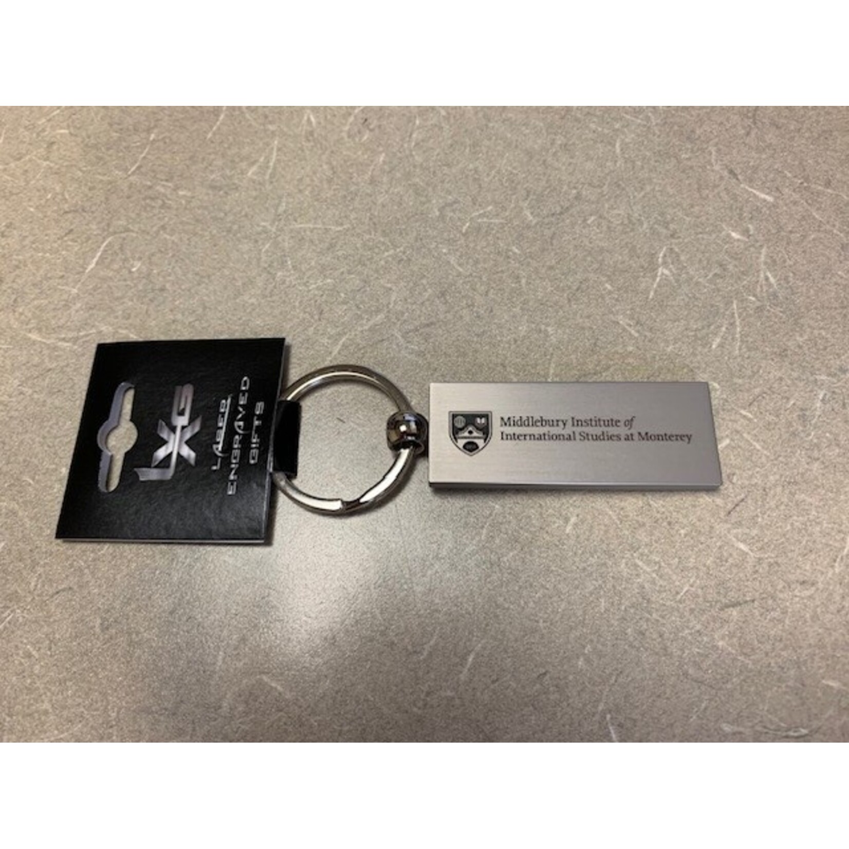 MONTEREY SILVER KEY CHAIN