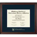 MONTEREY DIPLOMA FRAME MIIS EMBOSSED
