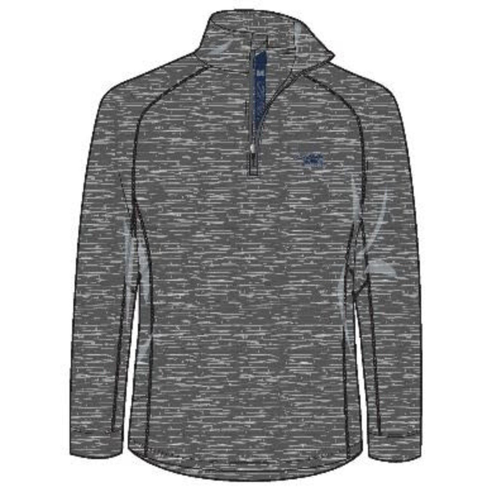 RM-LEVELWEAR (M) PEAK 1/4 ZIP GRAY