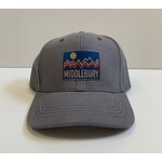 GREY CANVAS HAT W/GEO MTN PATCH
