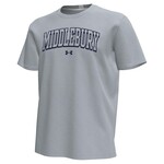 UA STEEL HEATHER MIDD TEE
