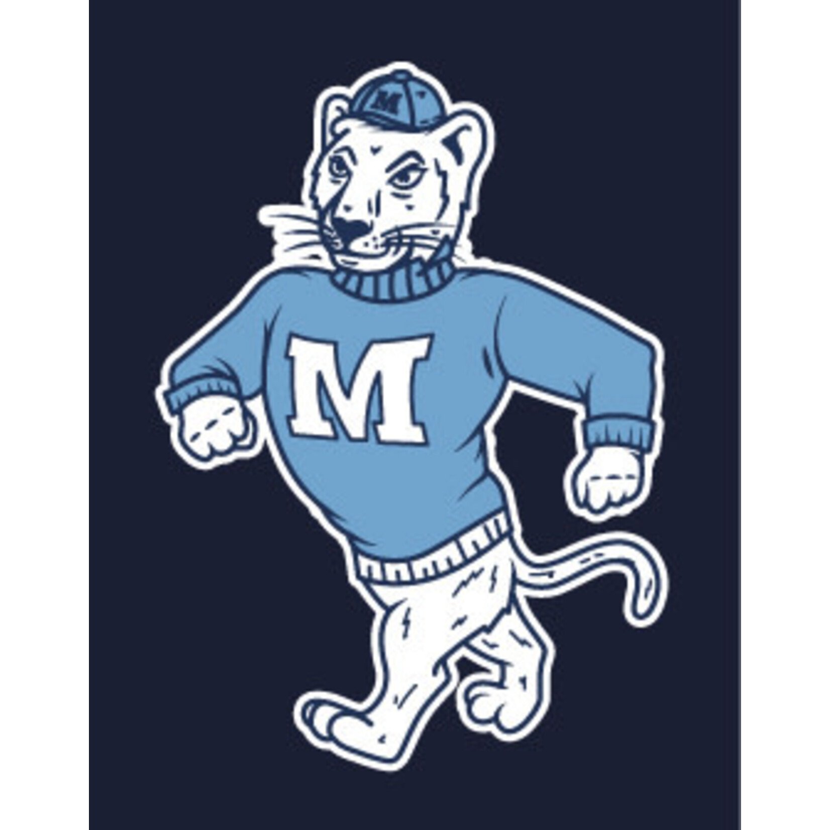 ES SPORT NAVY RETRO PANTHER TEE