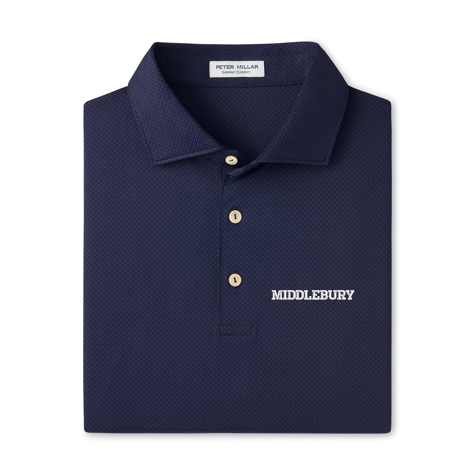 P MILLAR HUGO NAVY POLO W/MIDD