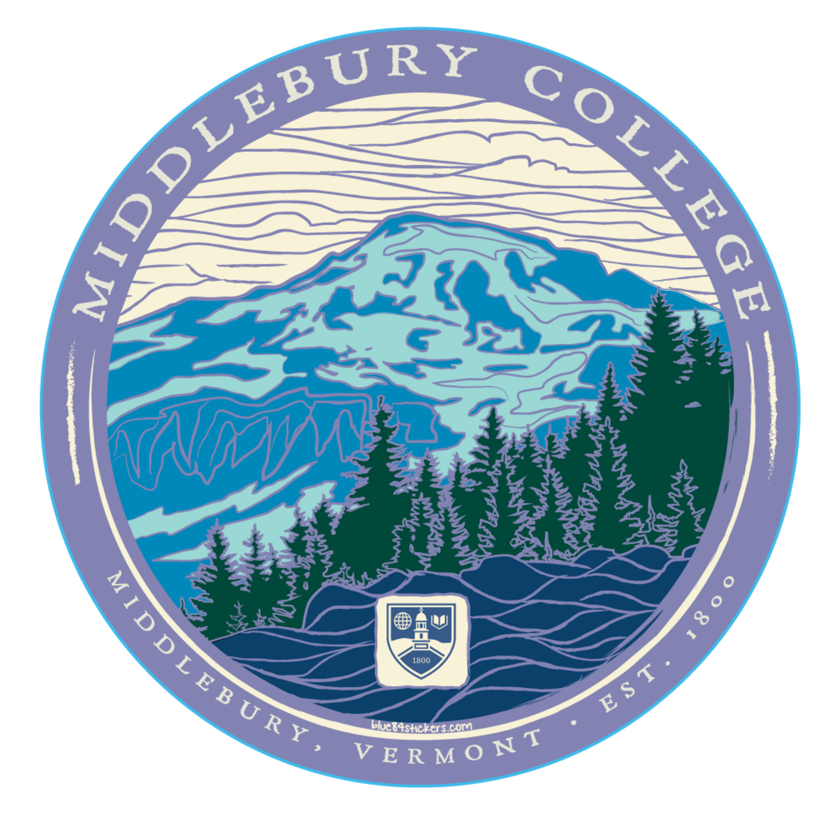 BLUE84 MTN RANGE STICKER