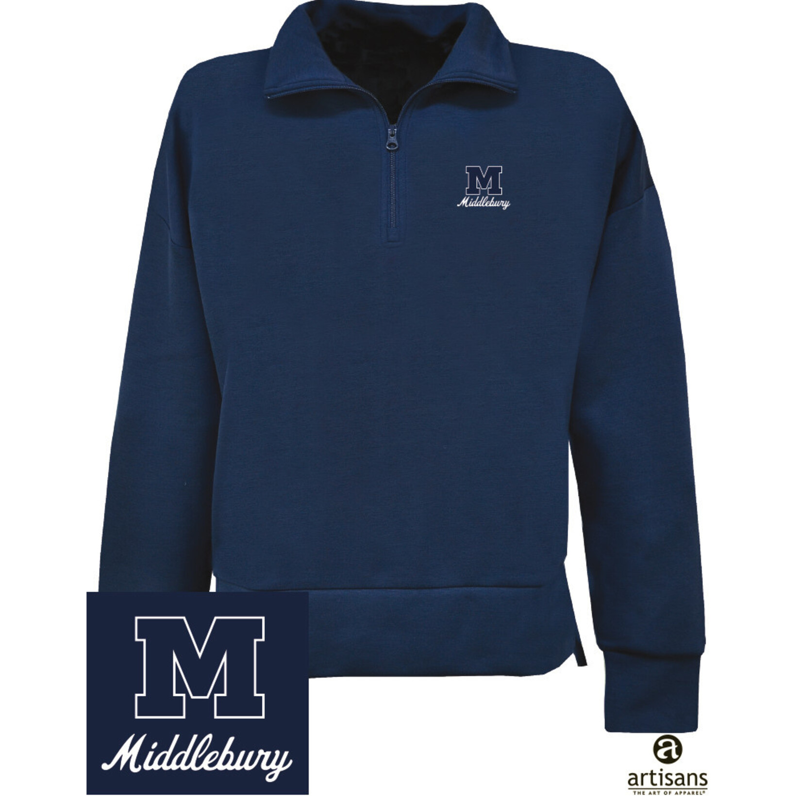 ARTISANS CORA 1/4 ZIP NAVY
