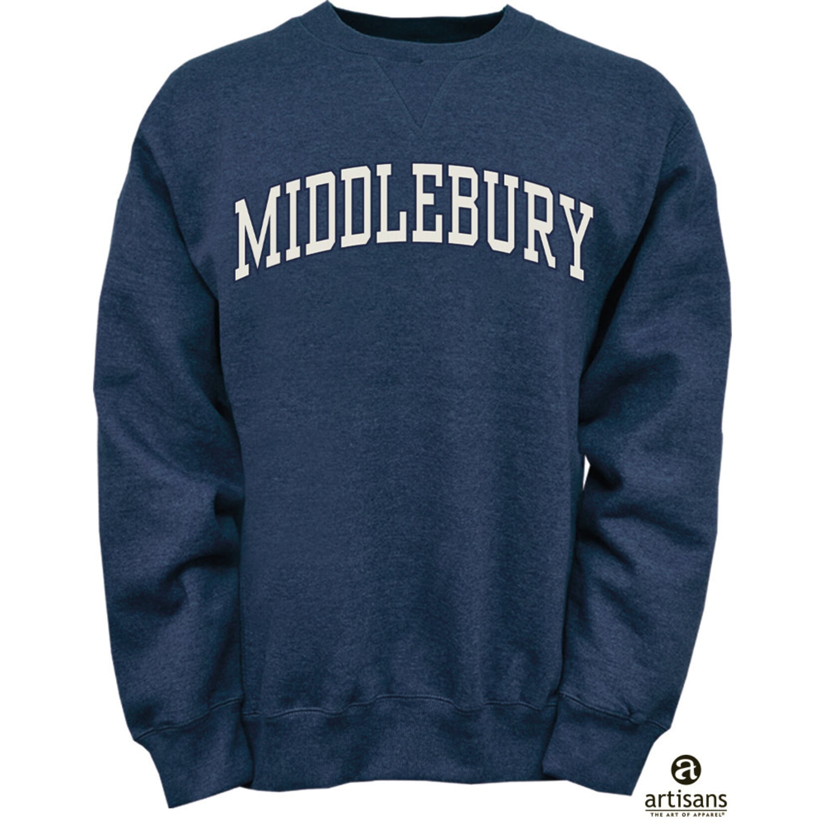 ARTISANS CARSON HEATHER NAVY CREW