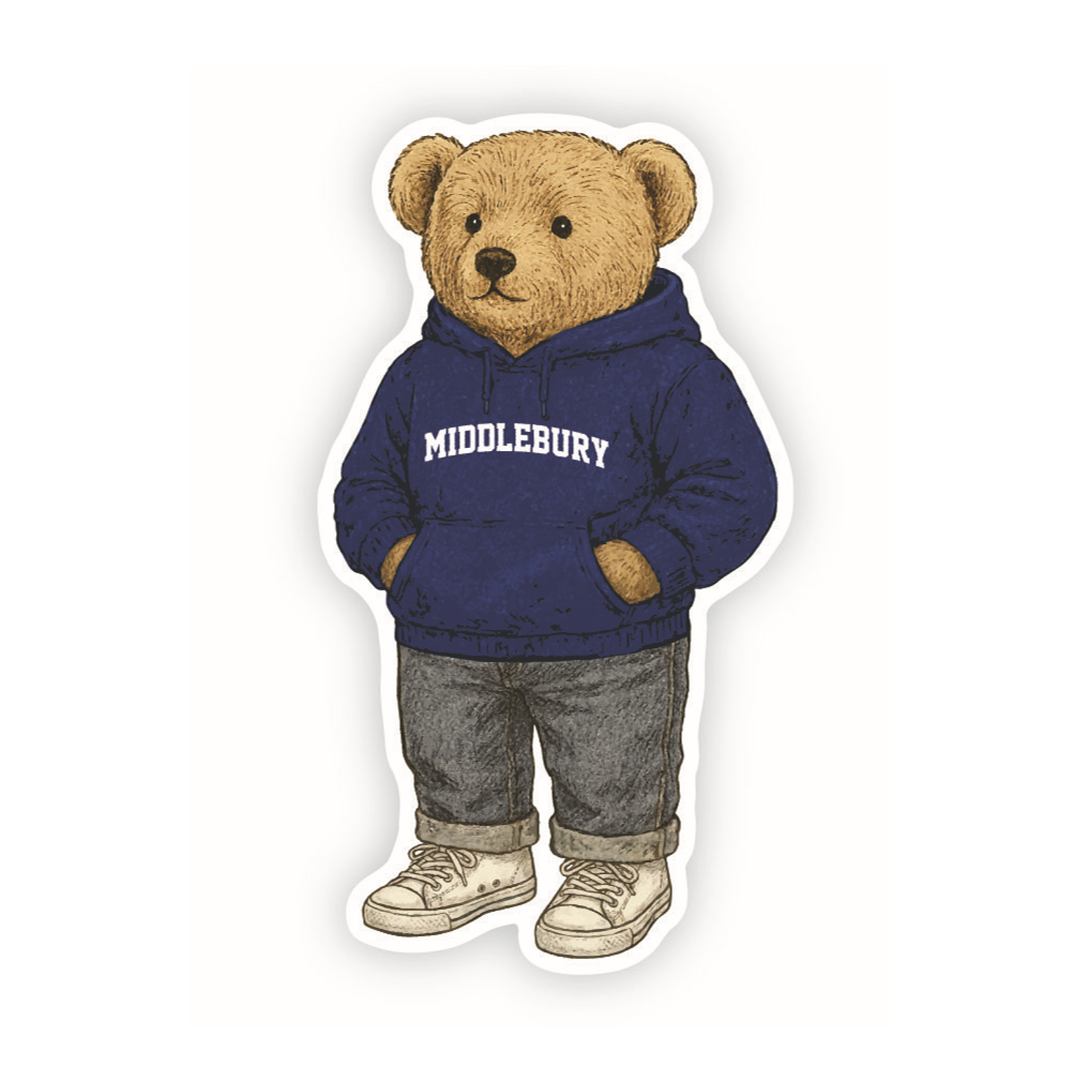 WOODEN BEAR MAGNET