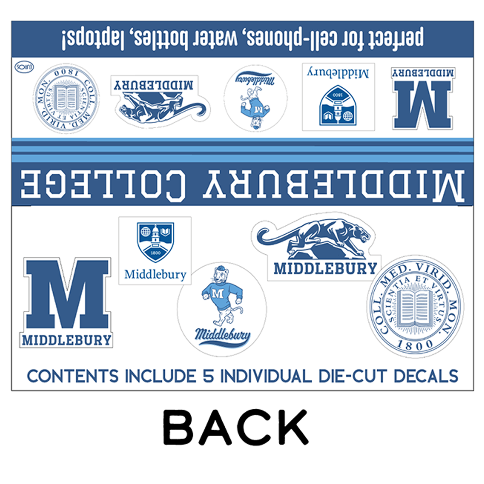 5 PK CUSTOM DECALS