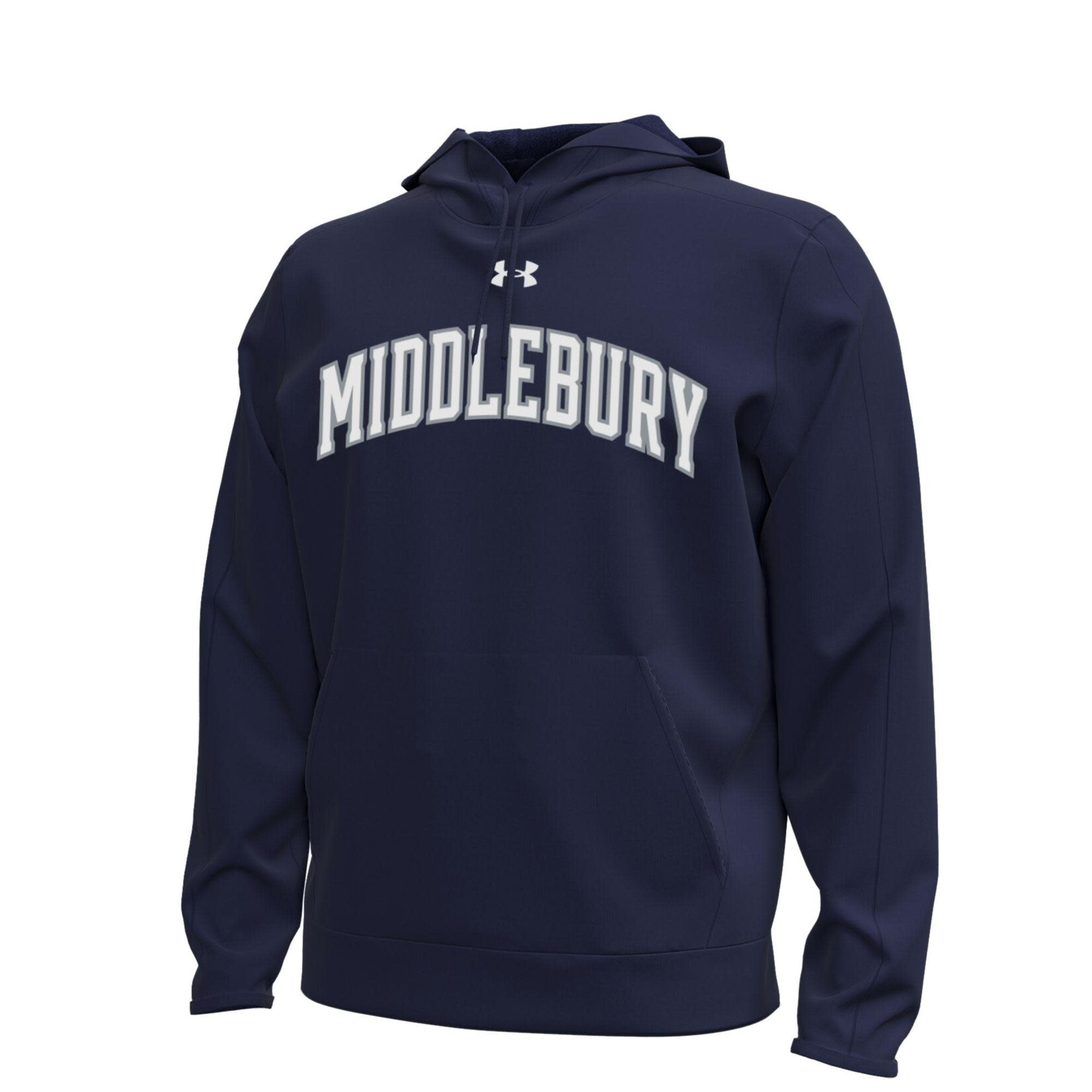 UA NAVY MIDD APPLIQUE HOOD