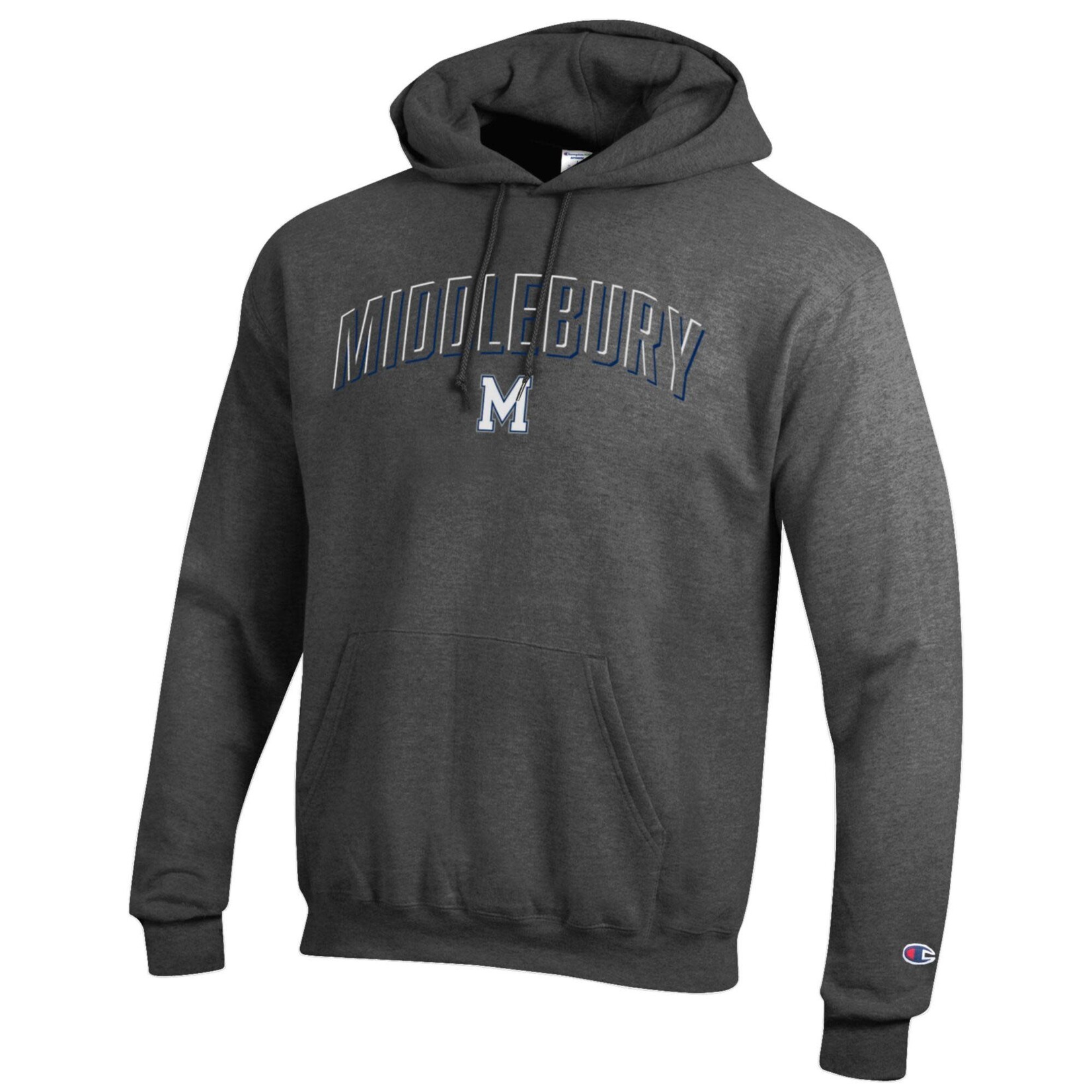 CHAMPION GRANITE HEATHER HOOD MIDD/M