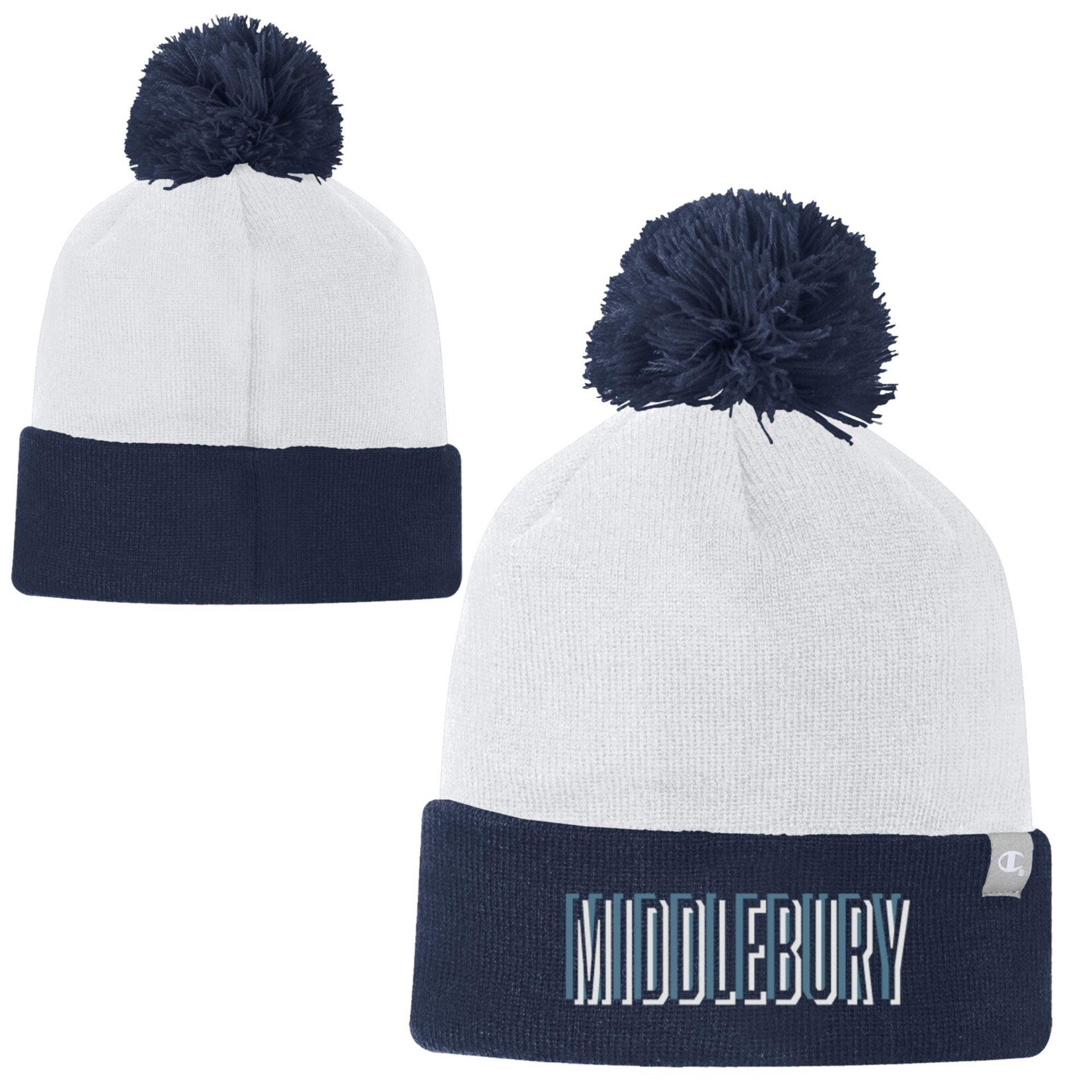 CHAMPION WHITE KNIT CUFF BEANIE