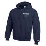 CHAMPION NAVY FULL ZIP/BIG BACK LOGO