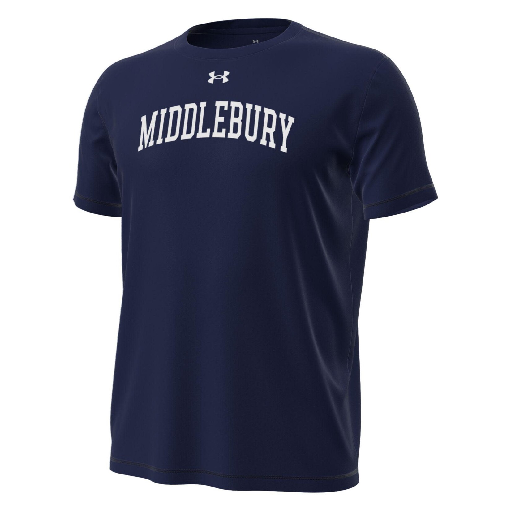 UA (M) NAVY TECH TEE MIDDLEBURY