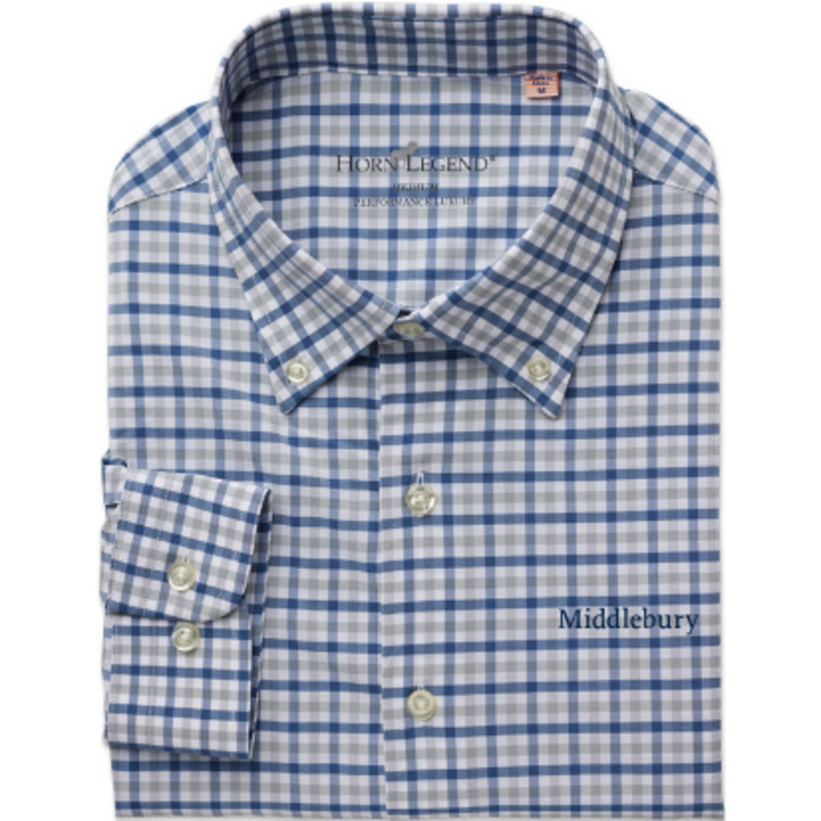 HL-NAVY/GRAY WOVEN SHIRT