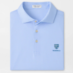 P MILLAR BORDER PERF SHIELD POLO