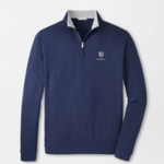 P MILLAR  NAVY HEATHER 1/4 ZIP SHIELD