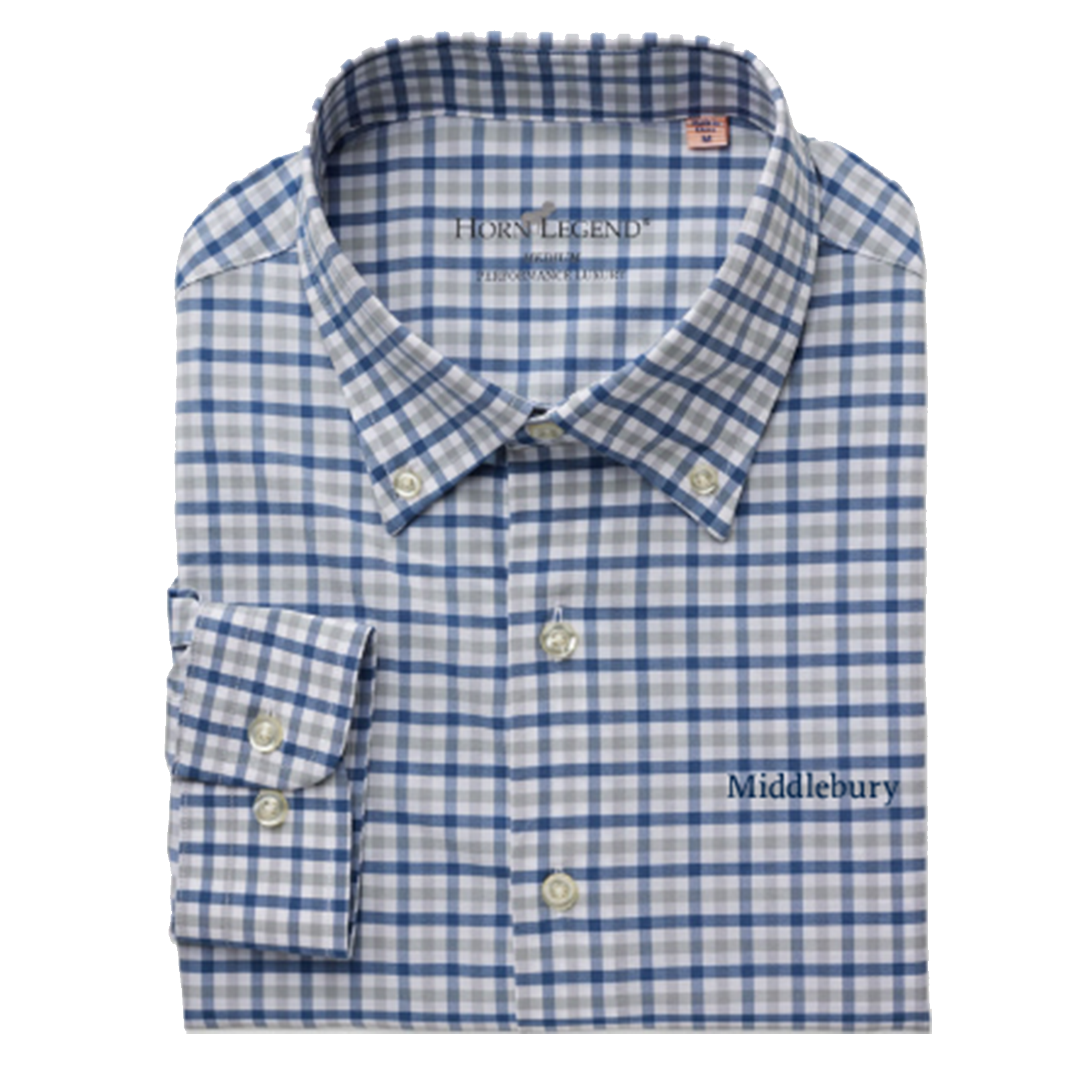 HL-NAVY/GRAY WOVEN SHIRT