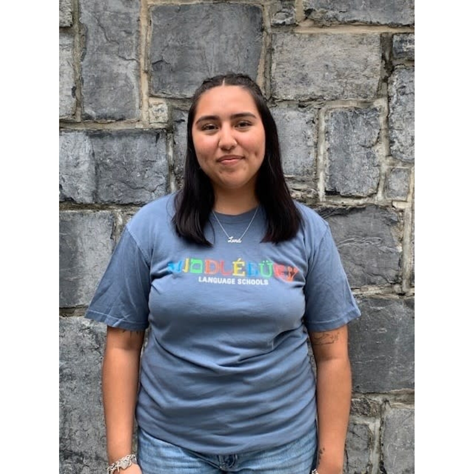 LANG SCH BLUE JEAN TEE