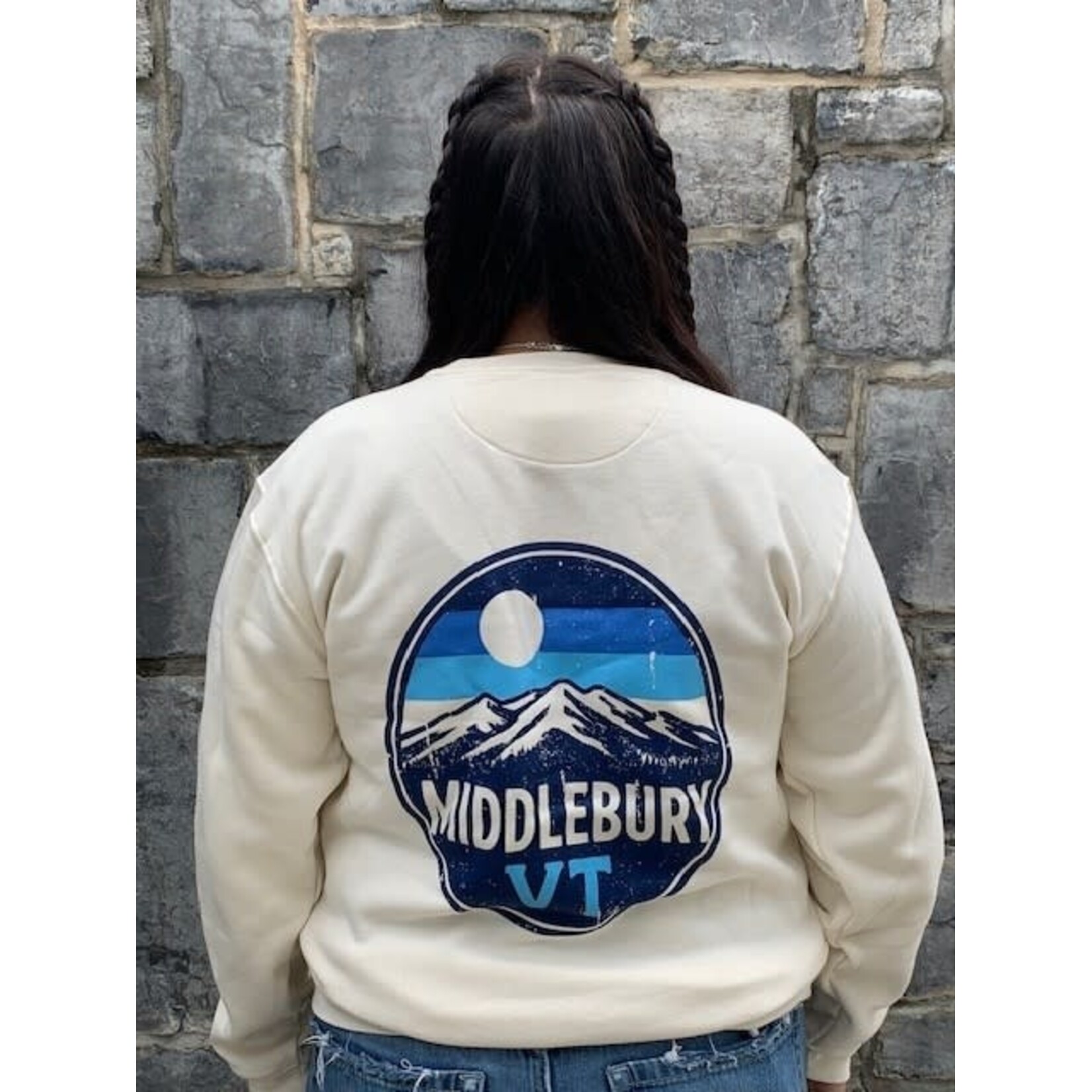 LAT NATURAL CREW W/BIG BACK LOGO