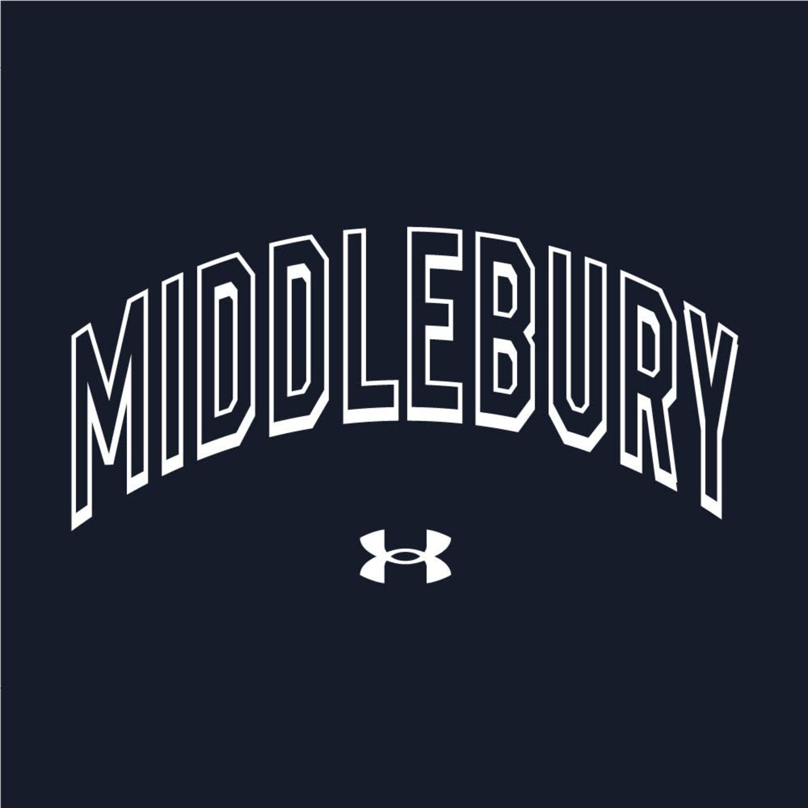 UA (M) NAVY MOTION MIDDLEBURY TEE