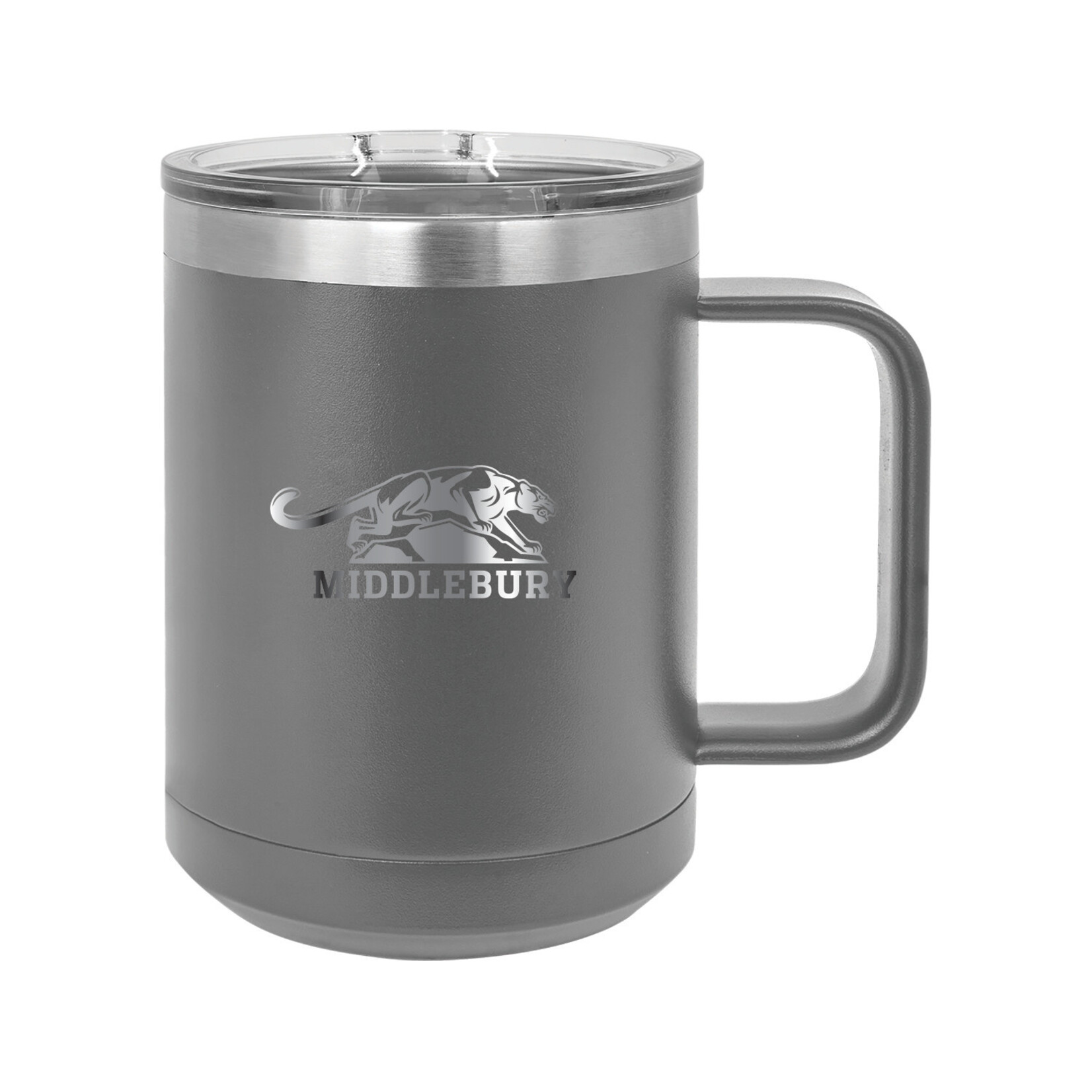 15OZ DK GRY POLAR CAMEL TRAVEL MUG
