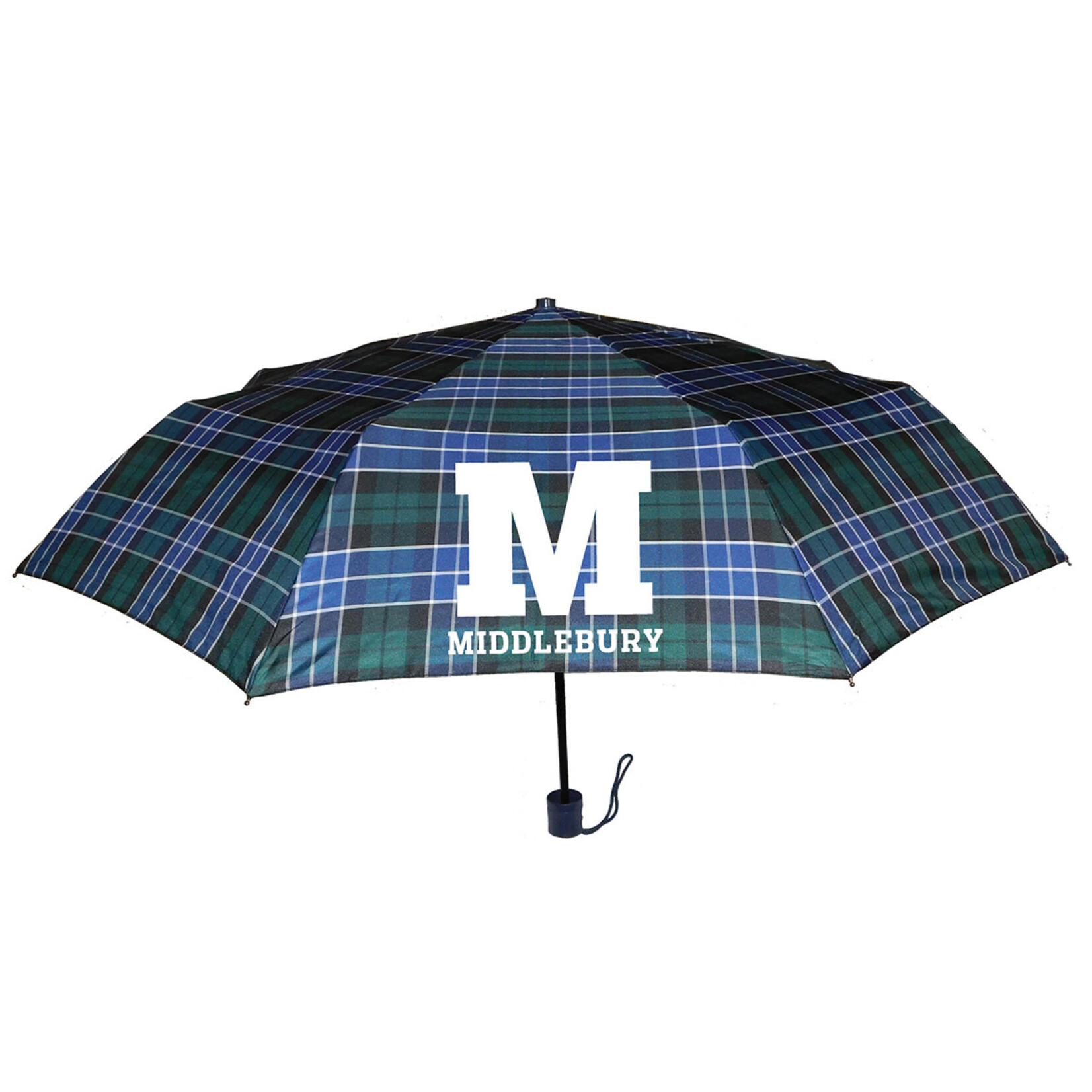 NAVY PLAID UMBRELLA 3000