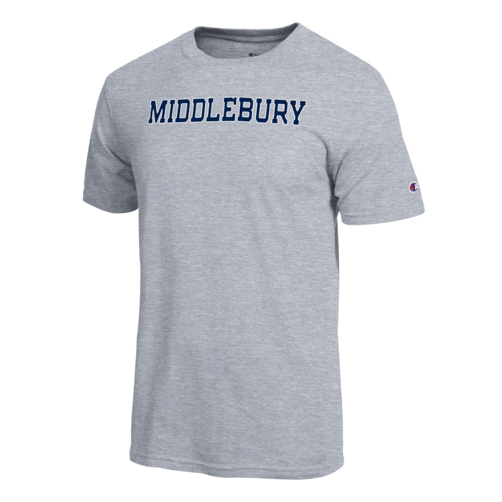 CHAMPION OXFORD HEATHER APPLIQUE TEE