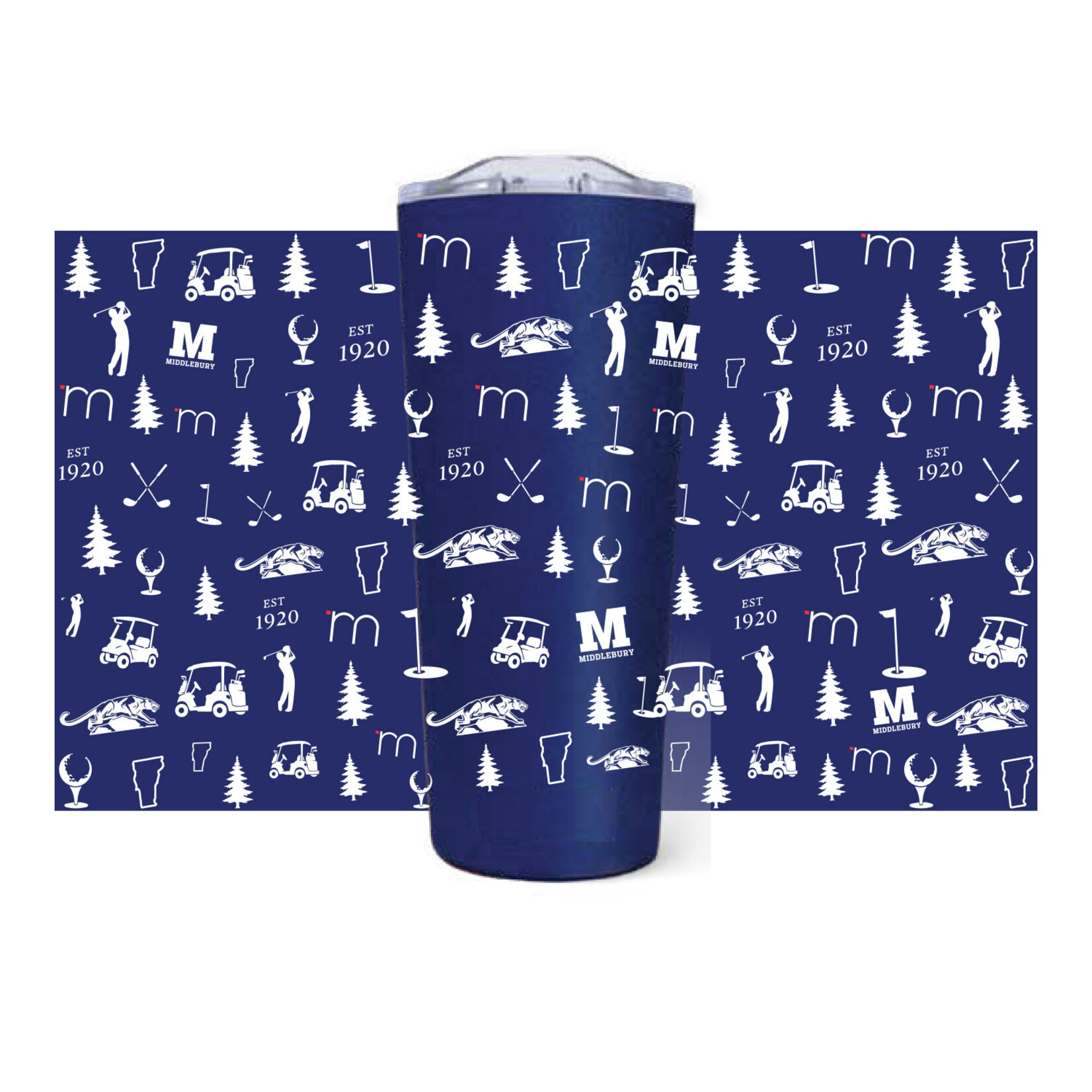 RM-NAVY 22OZ TRAVEL TUMBLER