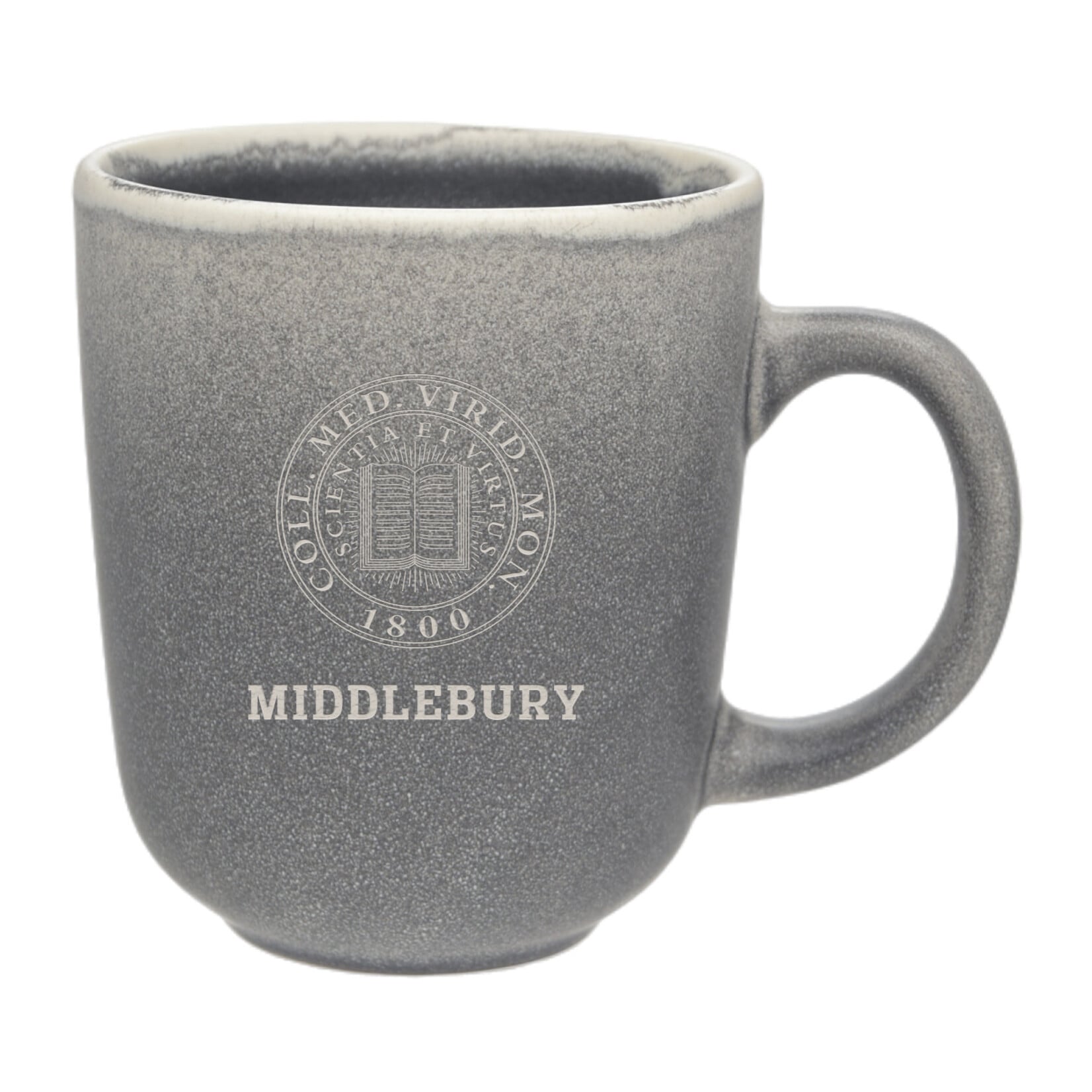 17OZ GRAY OMBRE MUG WITH SEAL LOGO