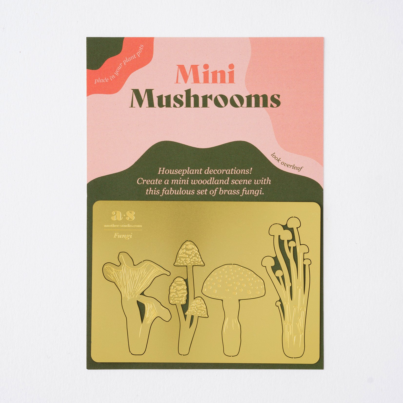 Brass Blooms Mini Mushrooms