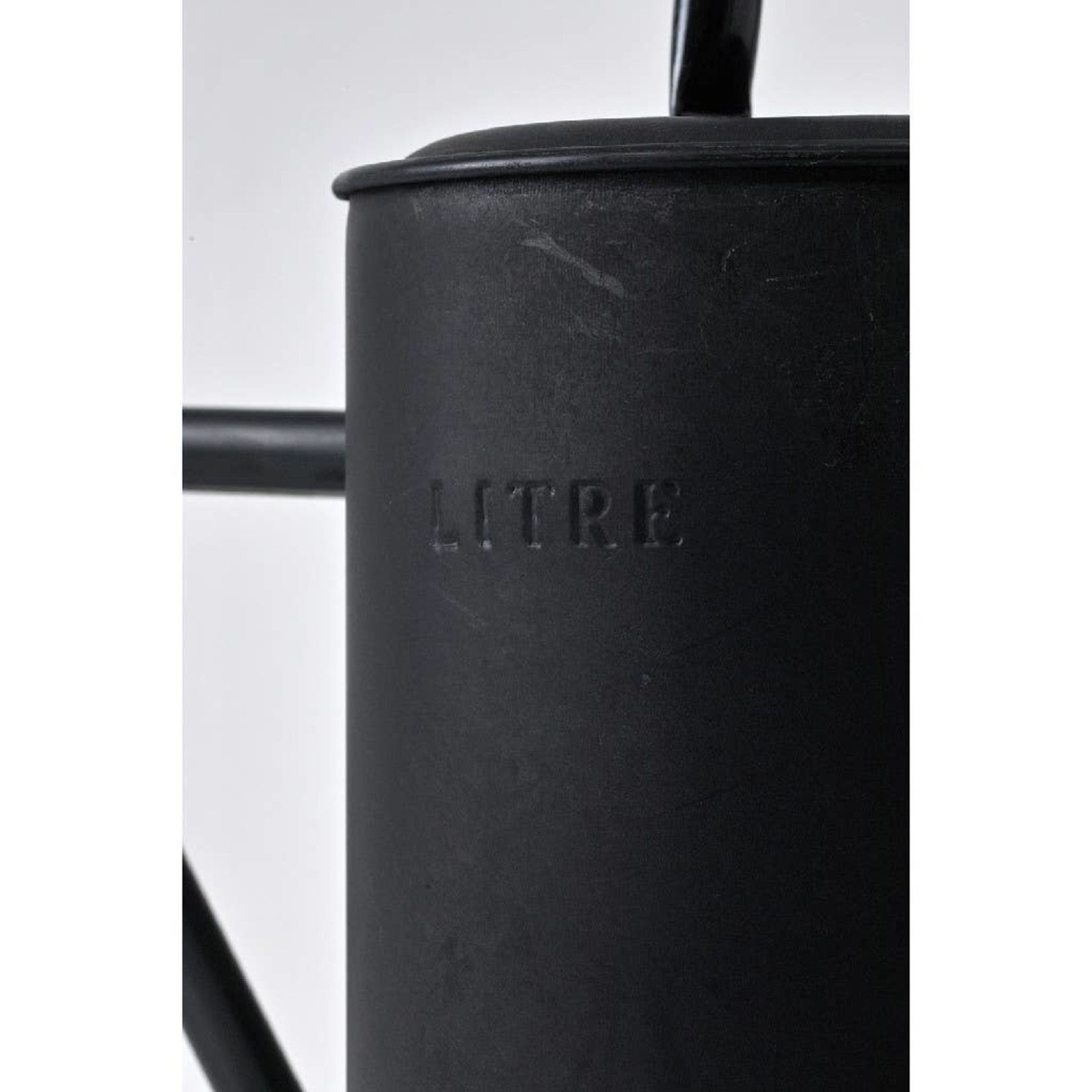 Watering Can Black Litre Tin 2.5L