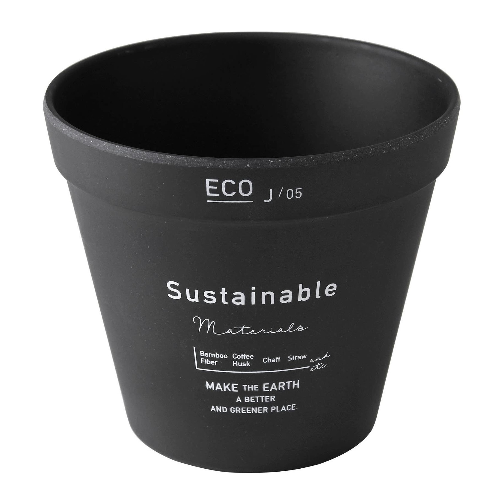 Black Simple Eco Planter