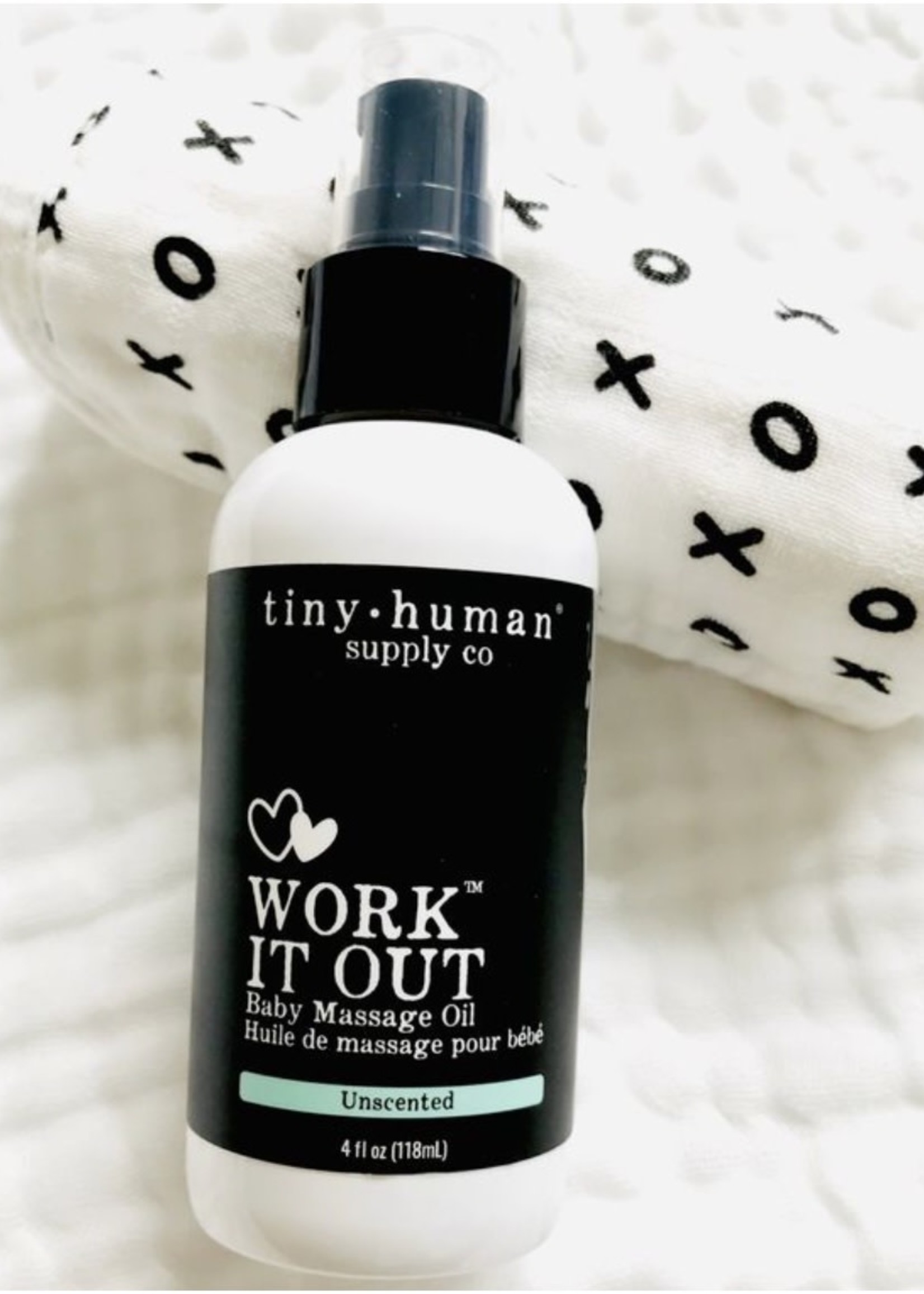 Tiny Human Supply Co Work it Out Baby Massage Oil