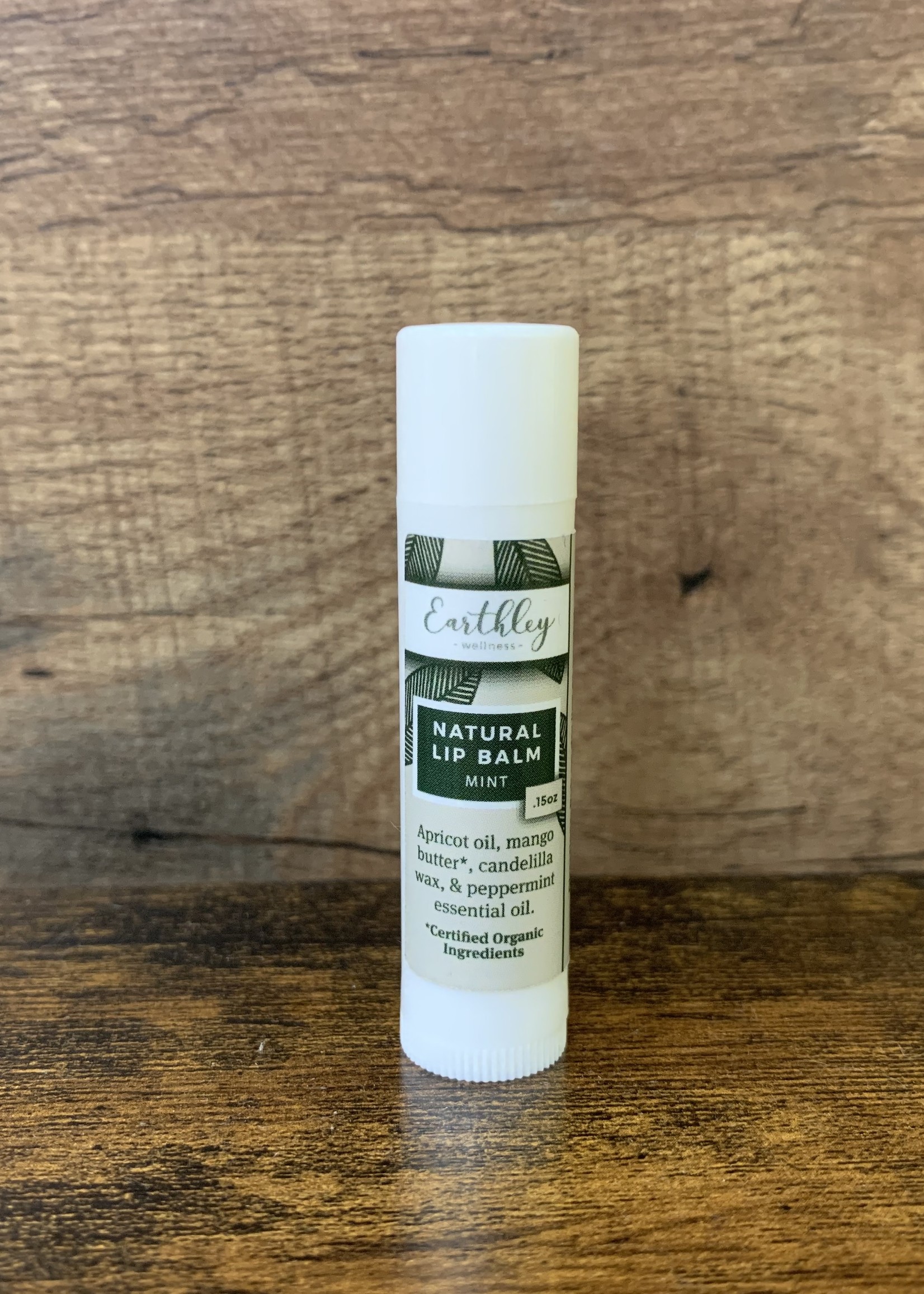 Earthley Wellness Natural Lip Balm - Peppermint