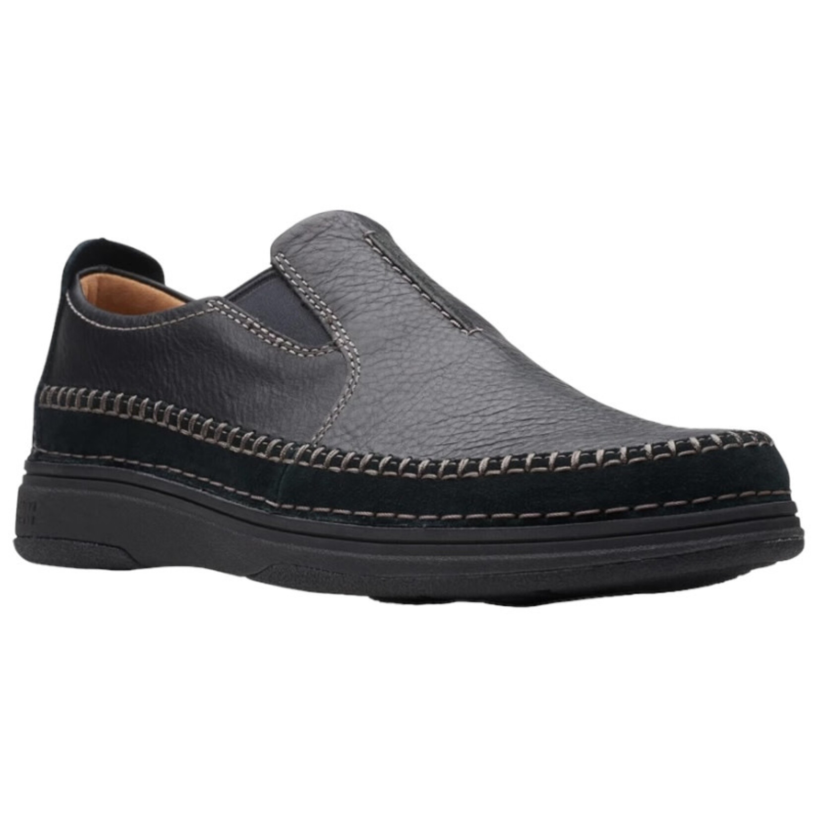 Clarks casual slip on on sale shoes