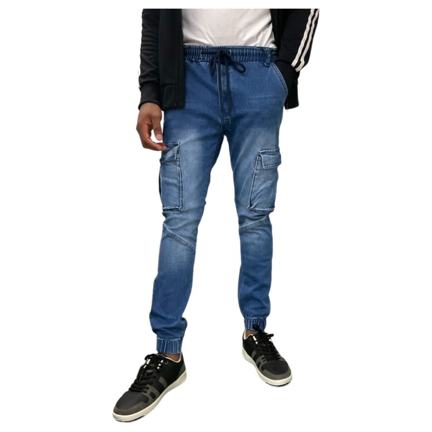 TOUCH & GO TOUCH & GO DENIM CARGO JOGGERS CH-RO-338B