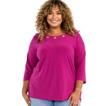 PERSEPTION PERSEPTION 3/4 SLEEVE TOP TP-WM-1707