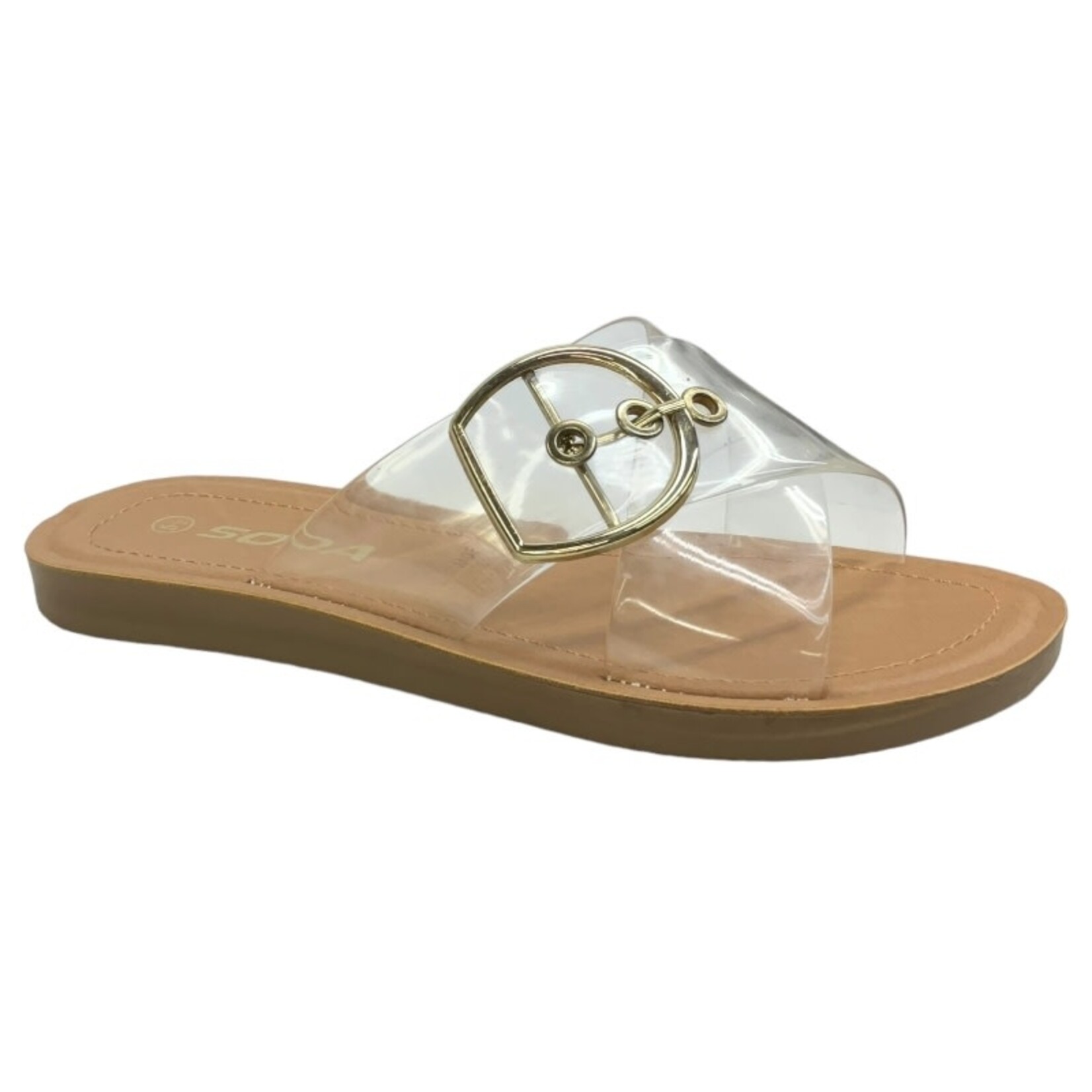 SODA SODA CLEAR STRAP SLIPPER GOURMET