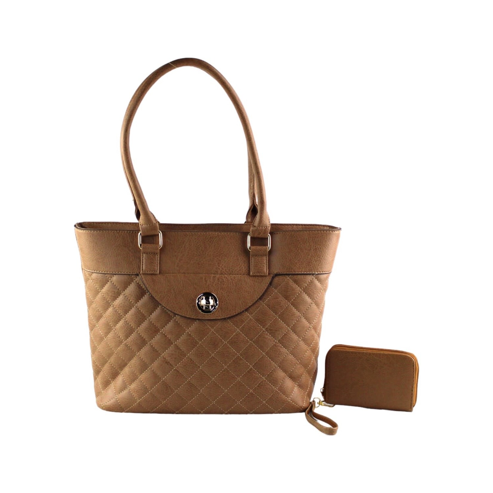 ARNY AR NEW YORK QUILTED TOTE WITH WALLET 7803