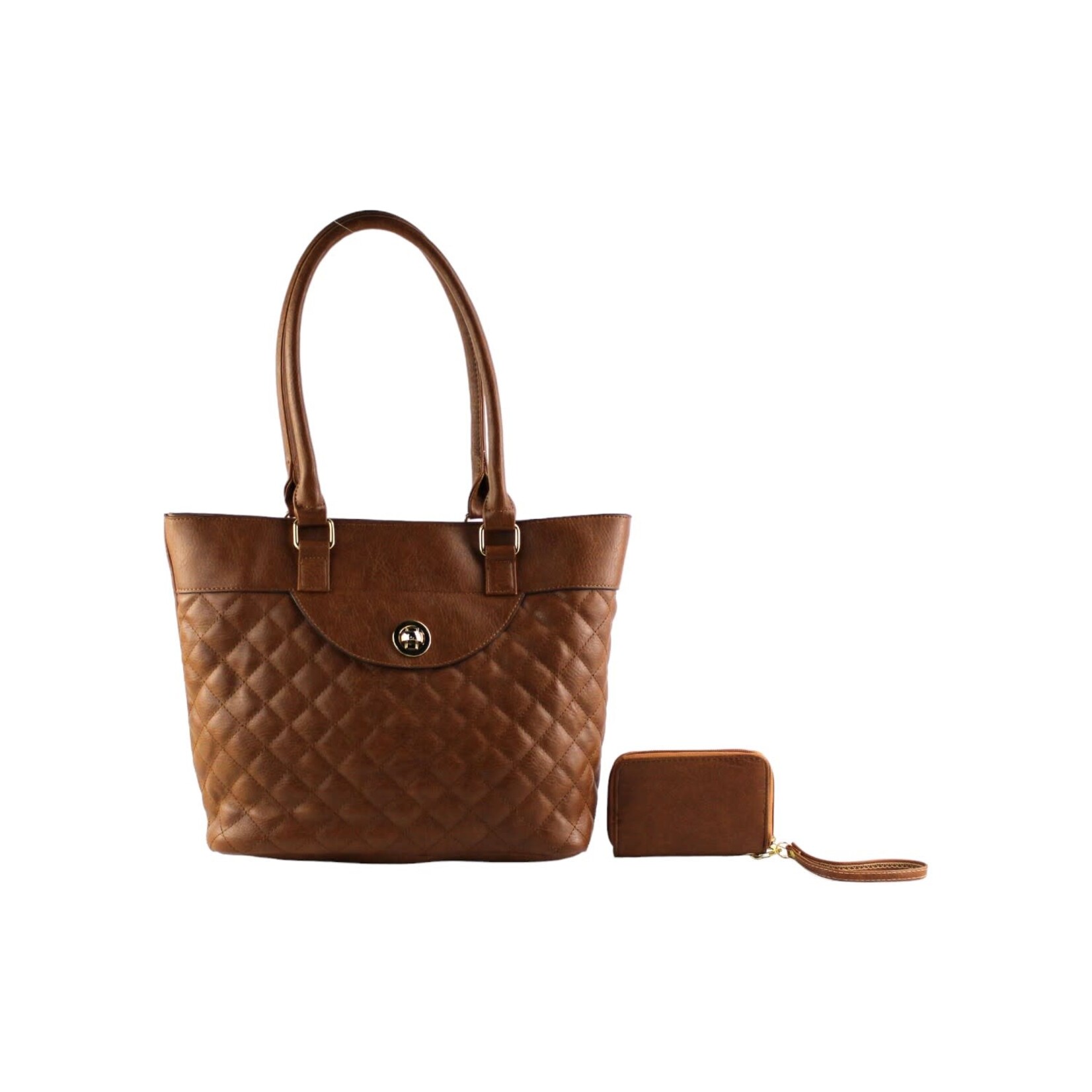 ARNY AR NEW YORK QUILTED TOTE WITH WALLET 7803