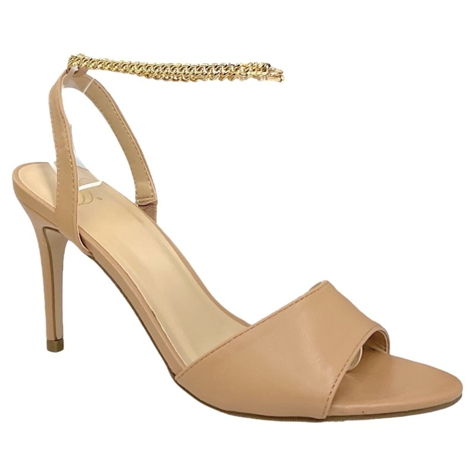 DELICIOUS DELICIOUS ANKLE GOLD CHAIN THIN HEEL DUET