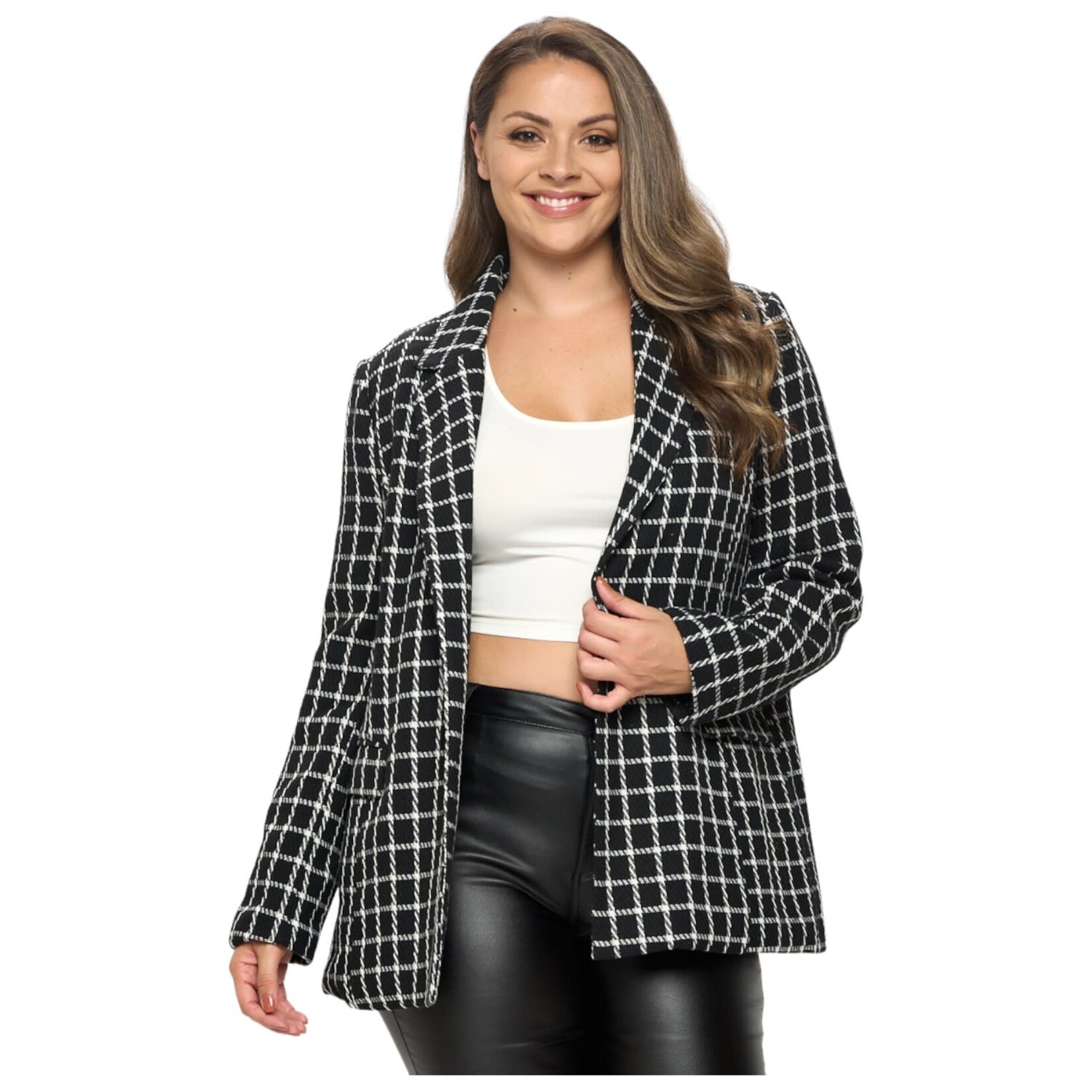 CHOCOLATE CHOCOLATE PLUS CHEQUERED JACKET KJ912