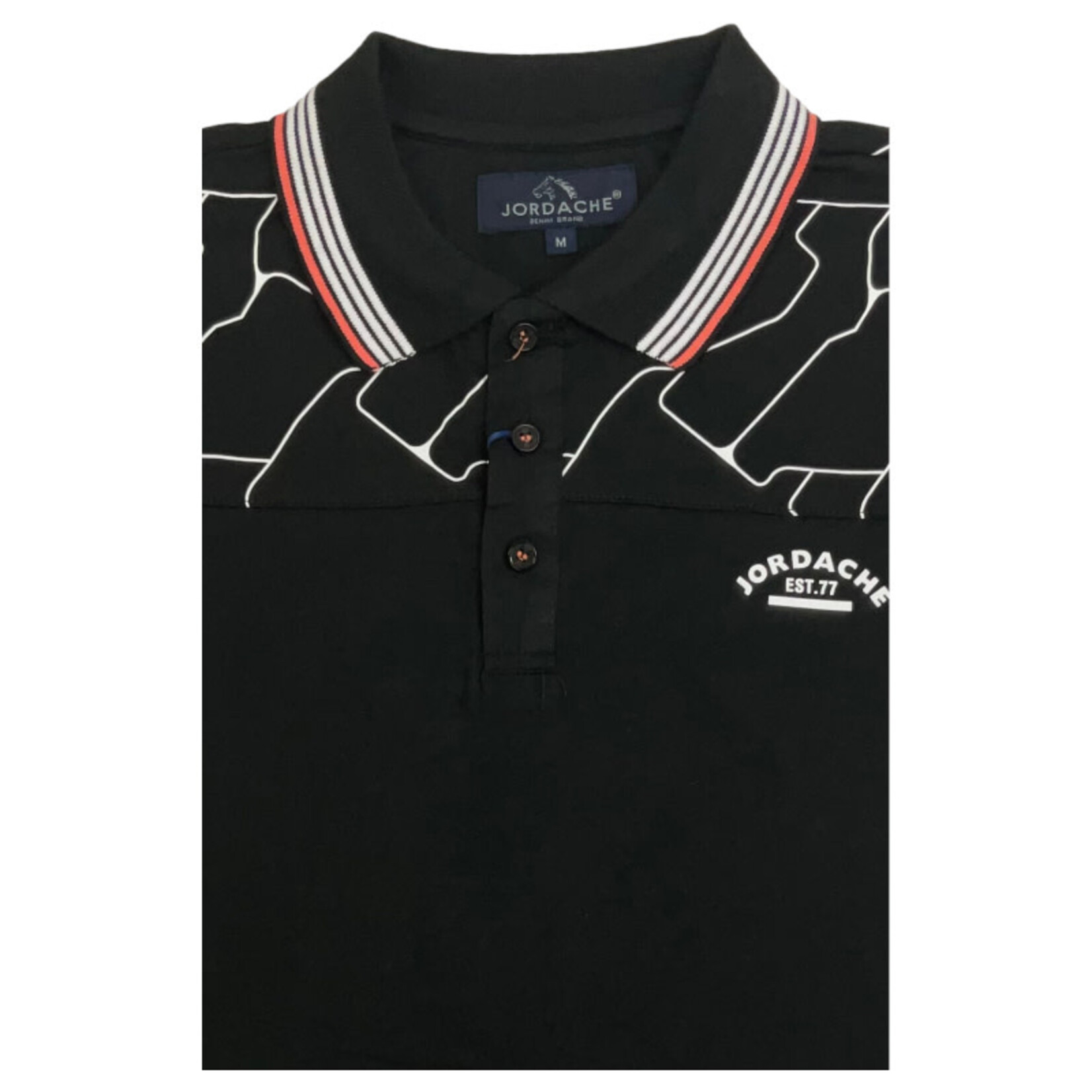 JORDACHE CLOTHING JORDACHE SHORT SLEEVE POLO 21P-257-M3