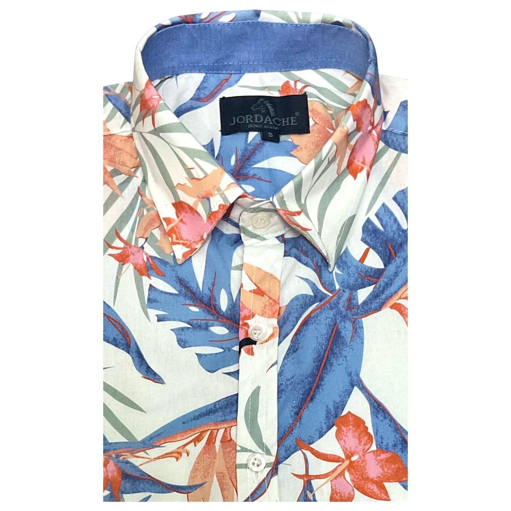 JORDACHE CLOTHING JORDACHE CLOTHING SHORT SLEEVE PRINTED SHIRT 20C-568