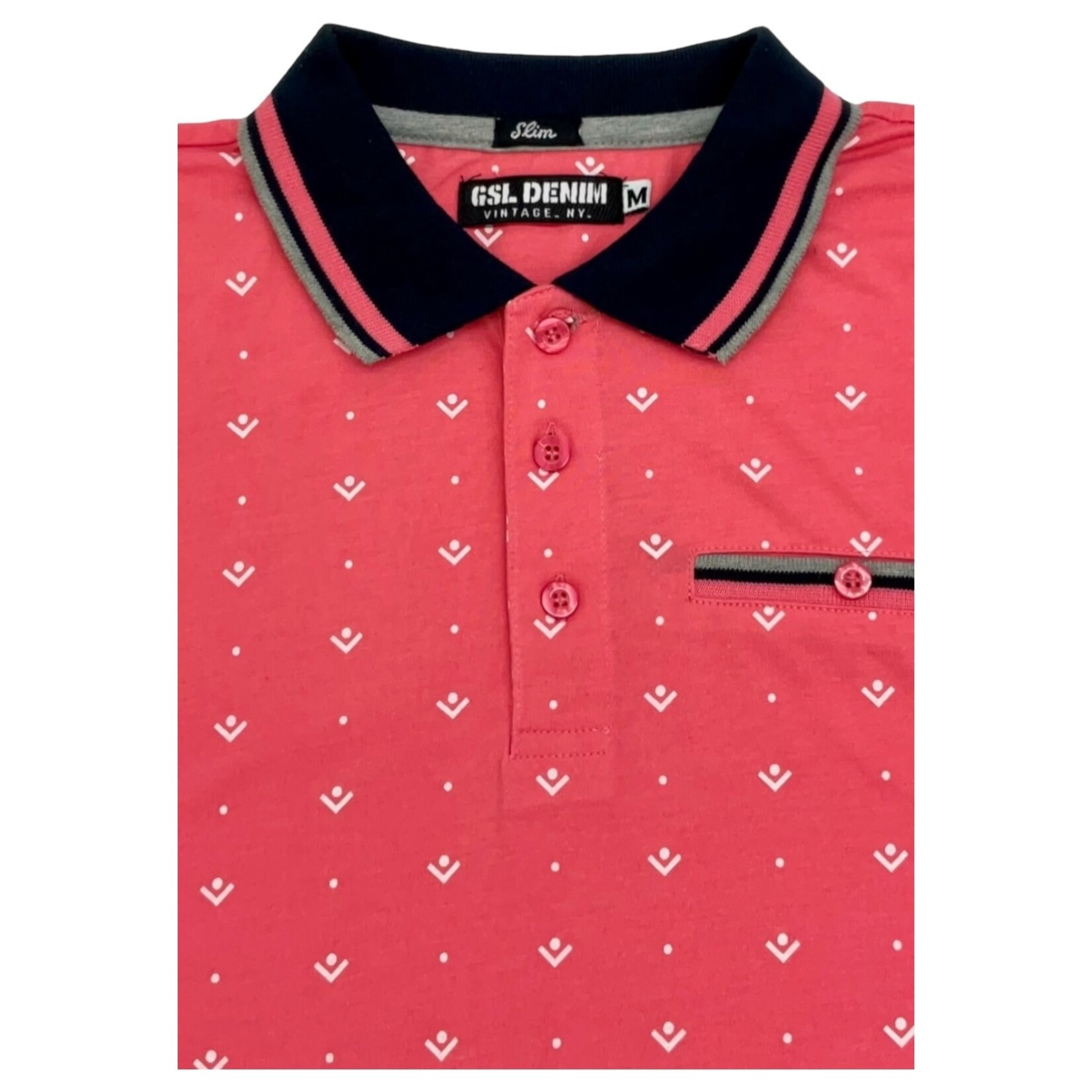 GSL GSL SHORT SLEEVE SLIM FIT POLO 16P-G-271-M3