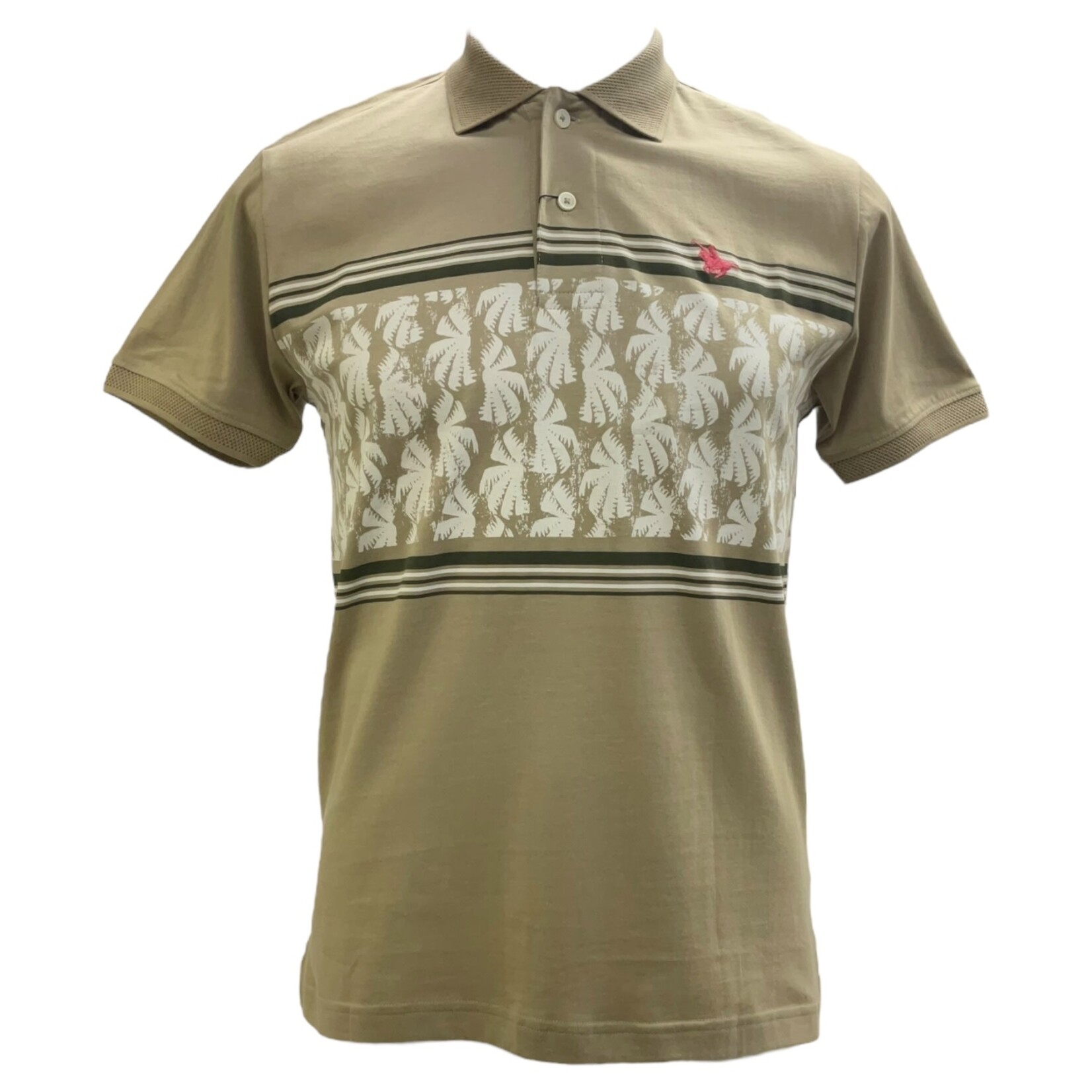 LONG BEACH POLO CLUB LBPC PRINTED SHORT SLEEVE POLO LBPC-U31-221JF