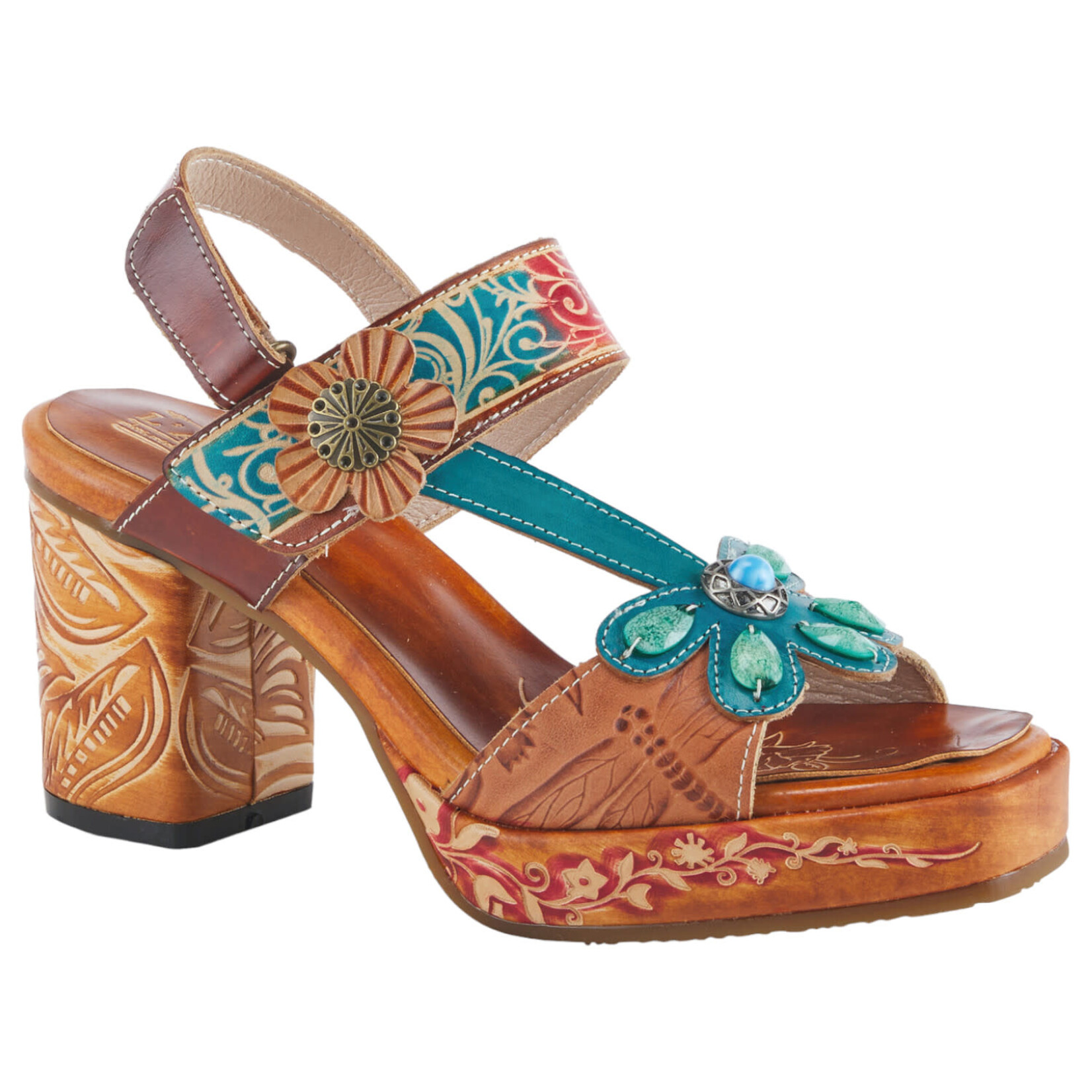 L'ARTISTE L'ARTISTE PLATFORM SLINGBACK GOMMA