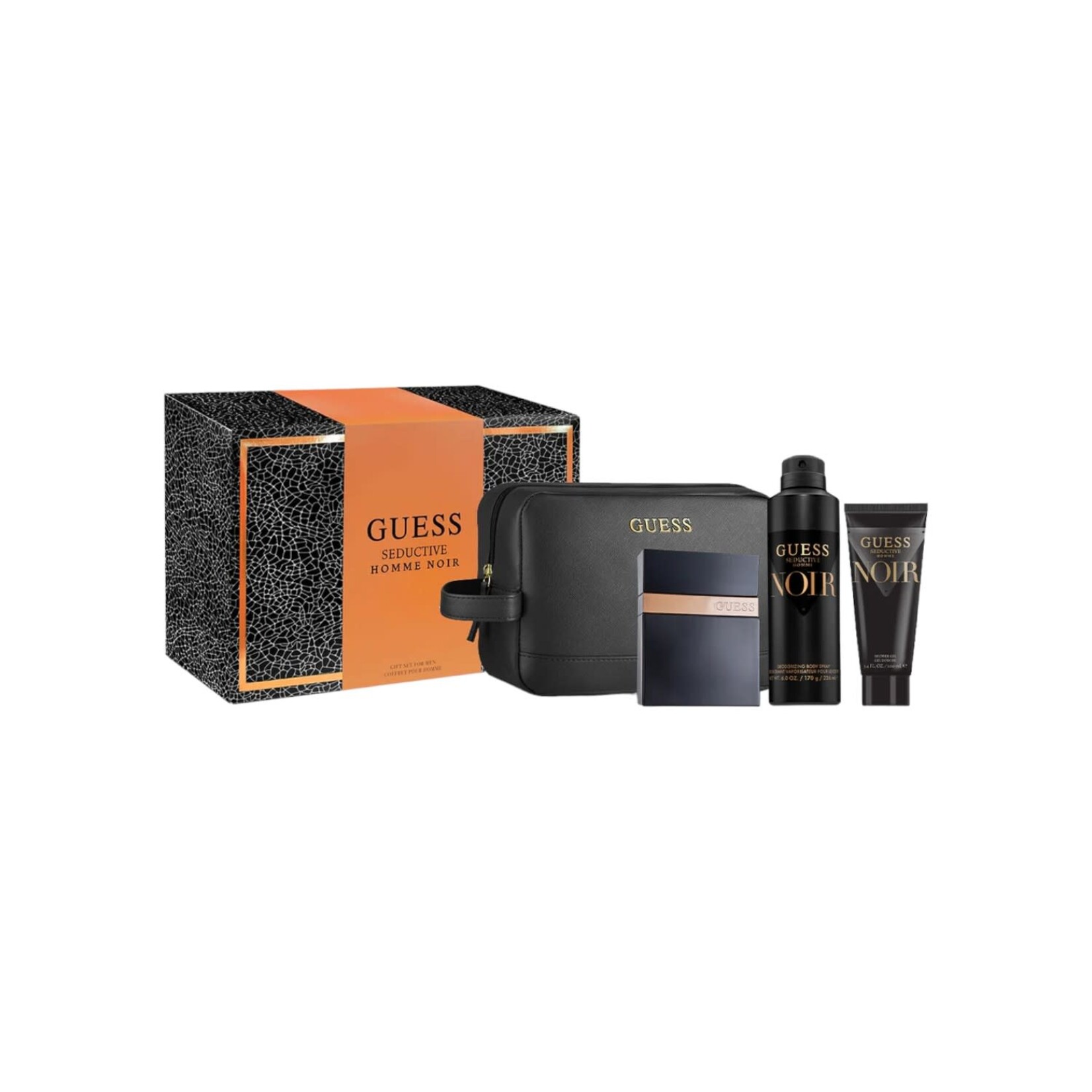 GUESS GUESS SEDUCTIVE NOIR 100ML EDT 4PC SET M