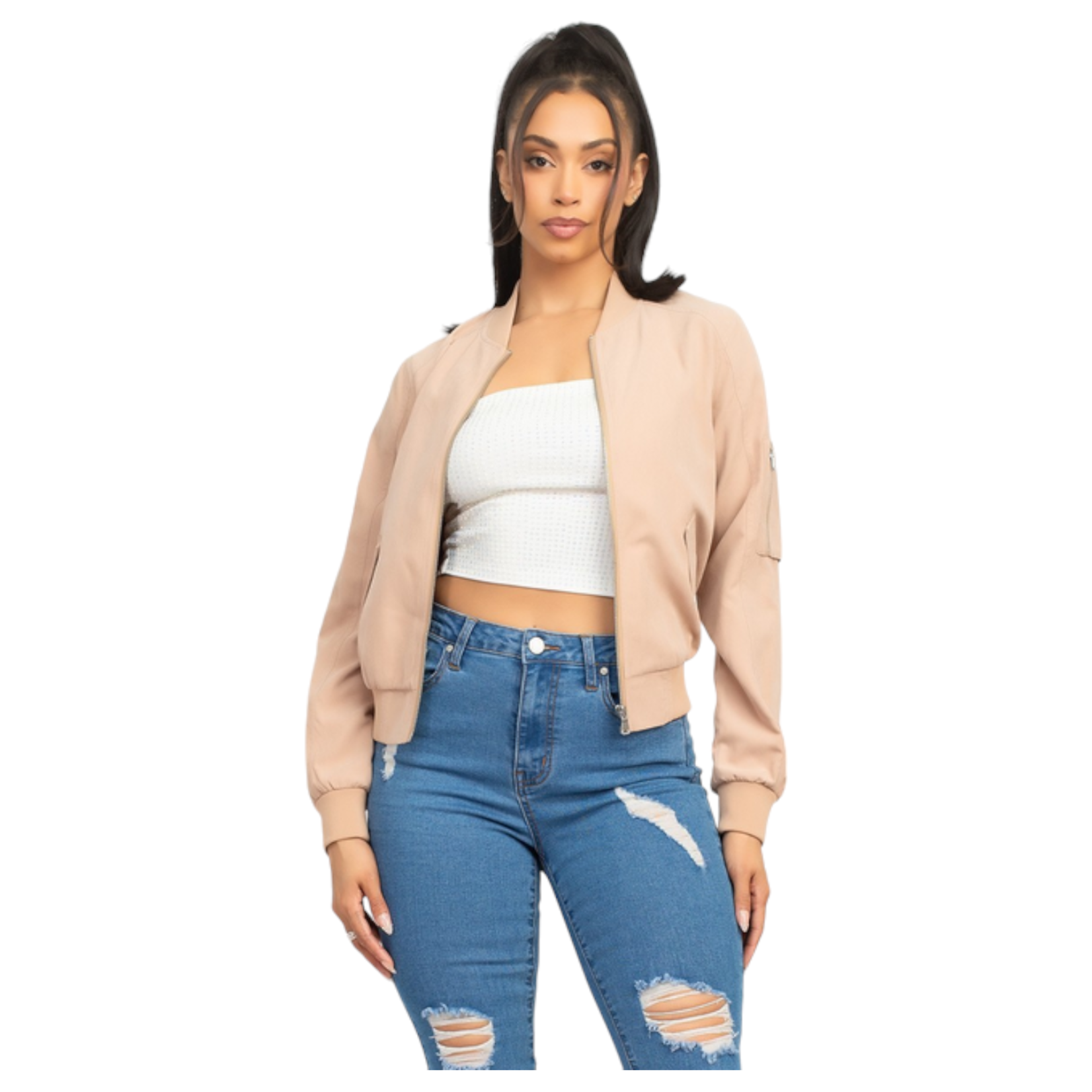 BLASHE IRIS BASIC BOMBER JACKET BJ07302