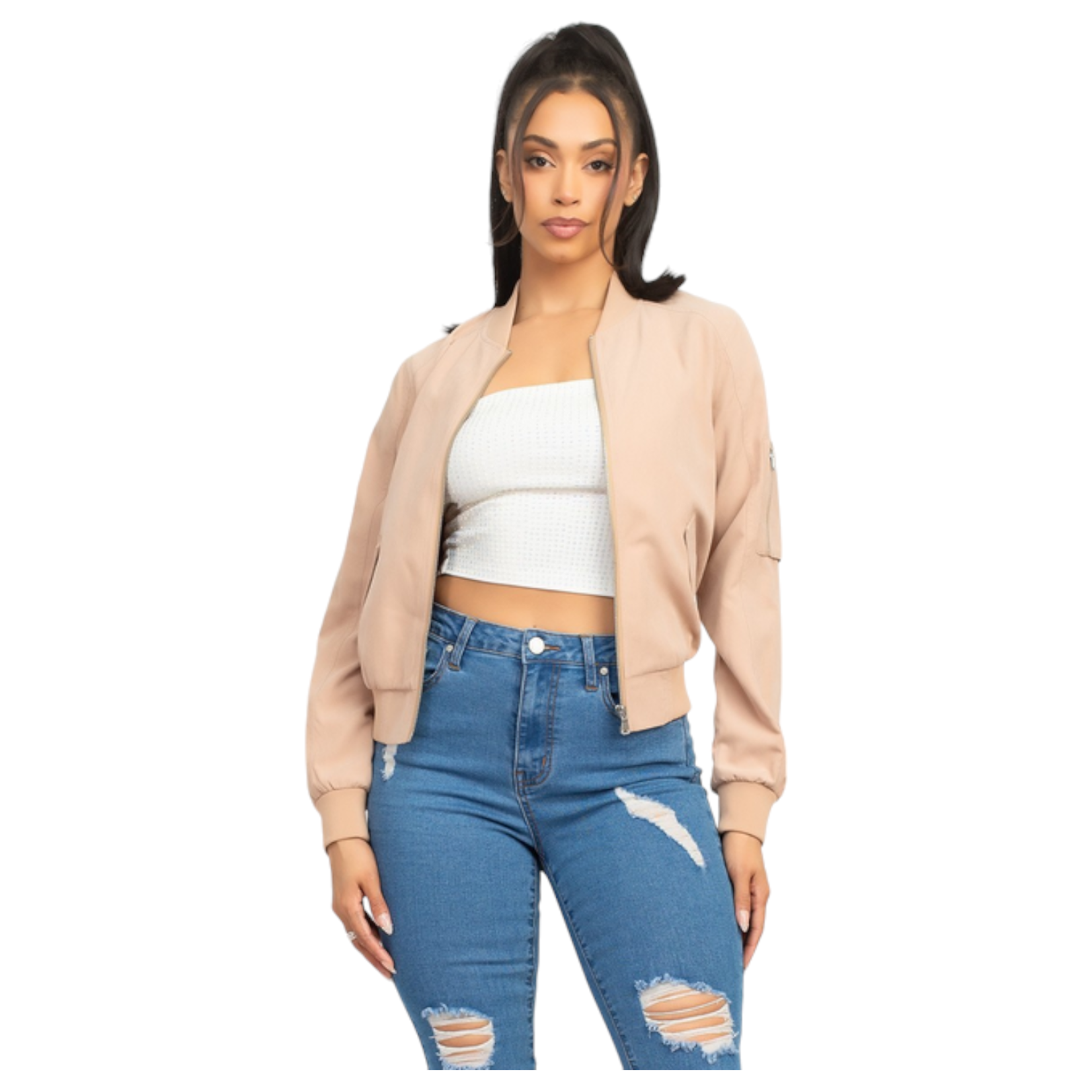 IRIS IRIS BASIC BOMBER JACKET BJ07302